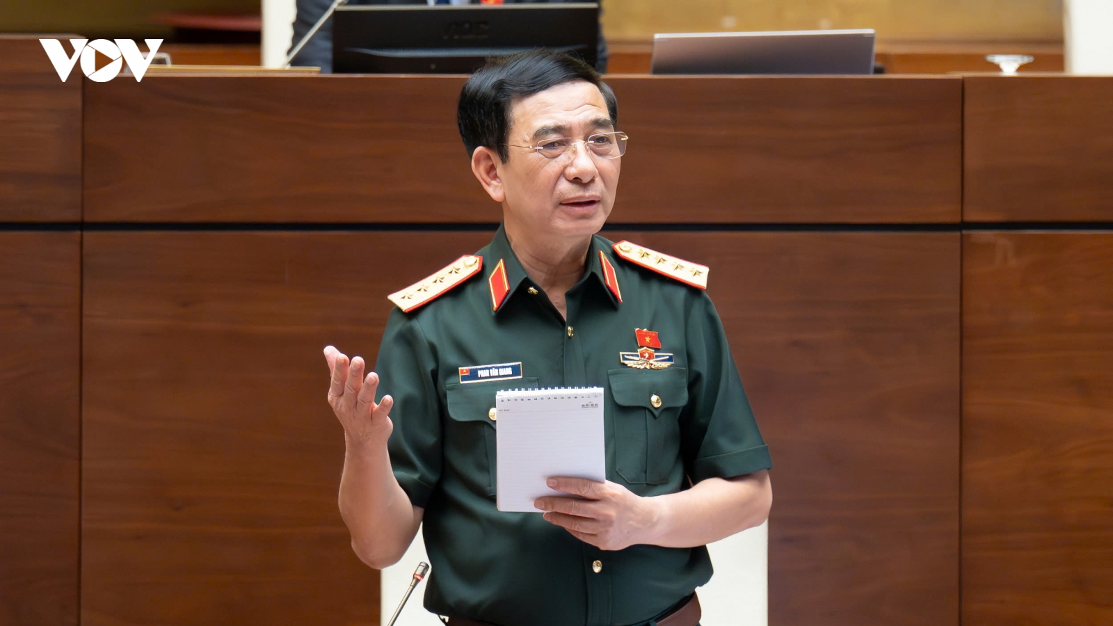 Đại tướng Phan Văn Giang giải trình làm rõ dự thảo Luật Tình trạng khẩn cấp