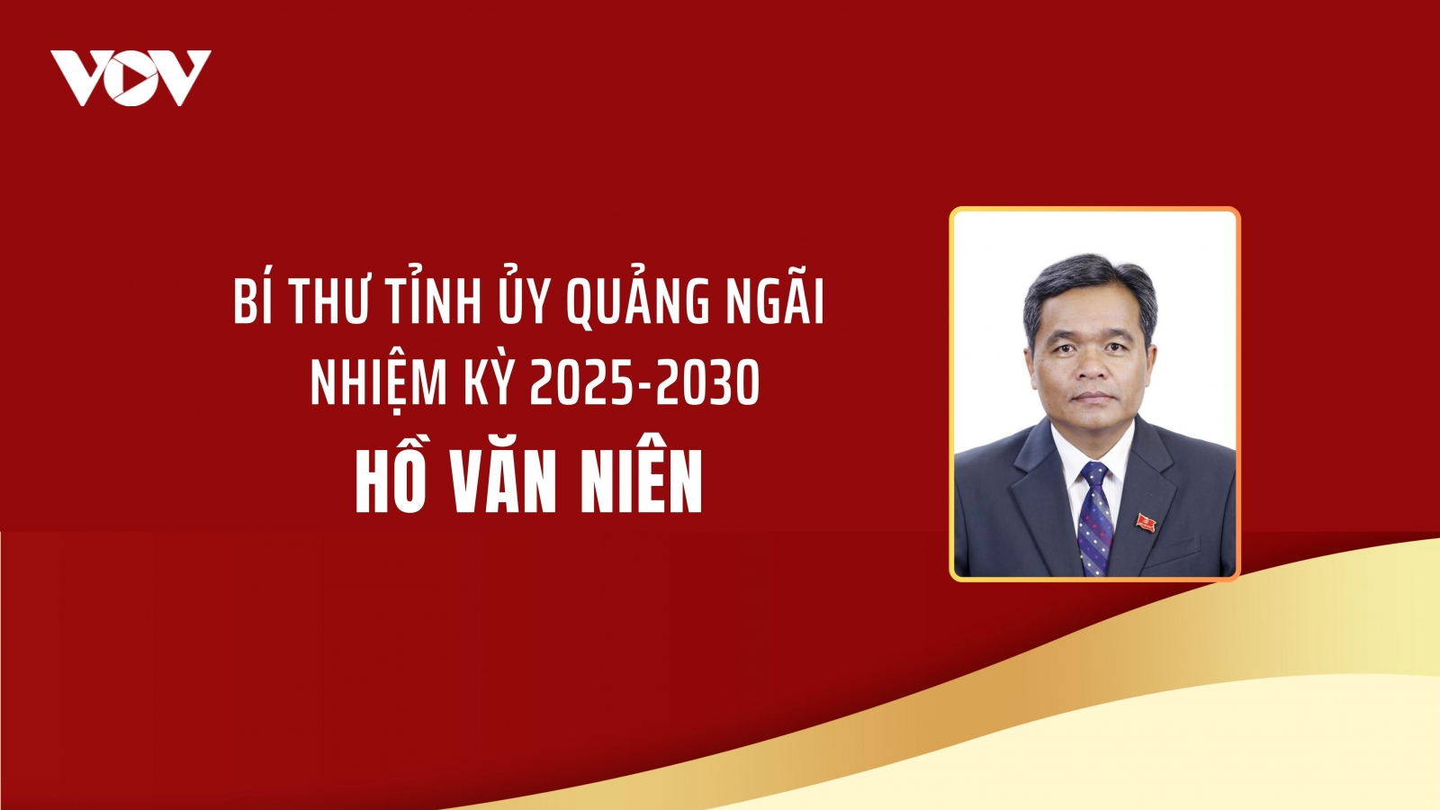Chân dung Bí thư Tỉnh ủy Quảng Ngãi nhiệm kỳ 2025-2030 Hồ Văn Niên