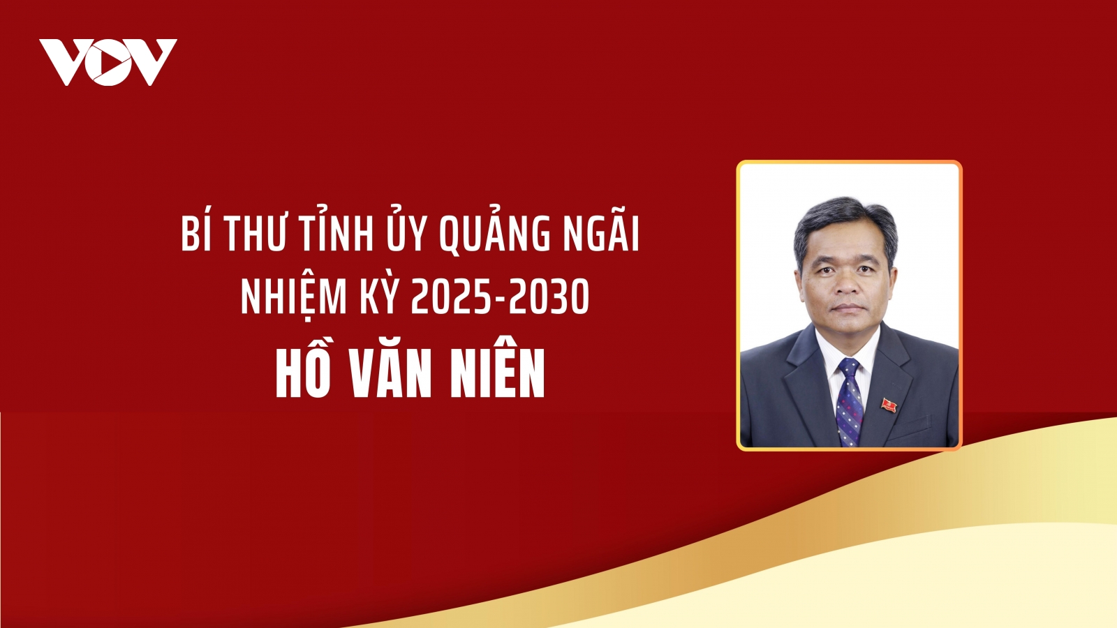 Chân dung Bí thư Tỉnh ủy Quảng Ngãi nhiệm kỳ 2025-2030 Hồ Văn Niên
