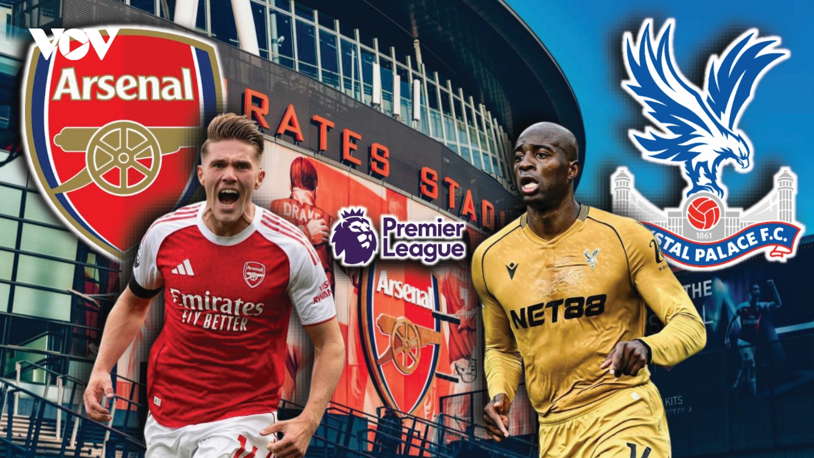 Dự đoán kết quả và đội hình ra sân trận Arsenal vs Crystal Palace