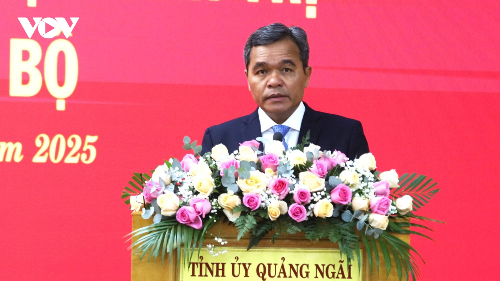 Ông Hồ Văn Niên làm Bí thư Tỉnh ủy Quảng Ngãi