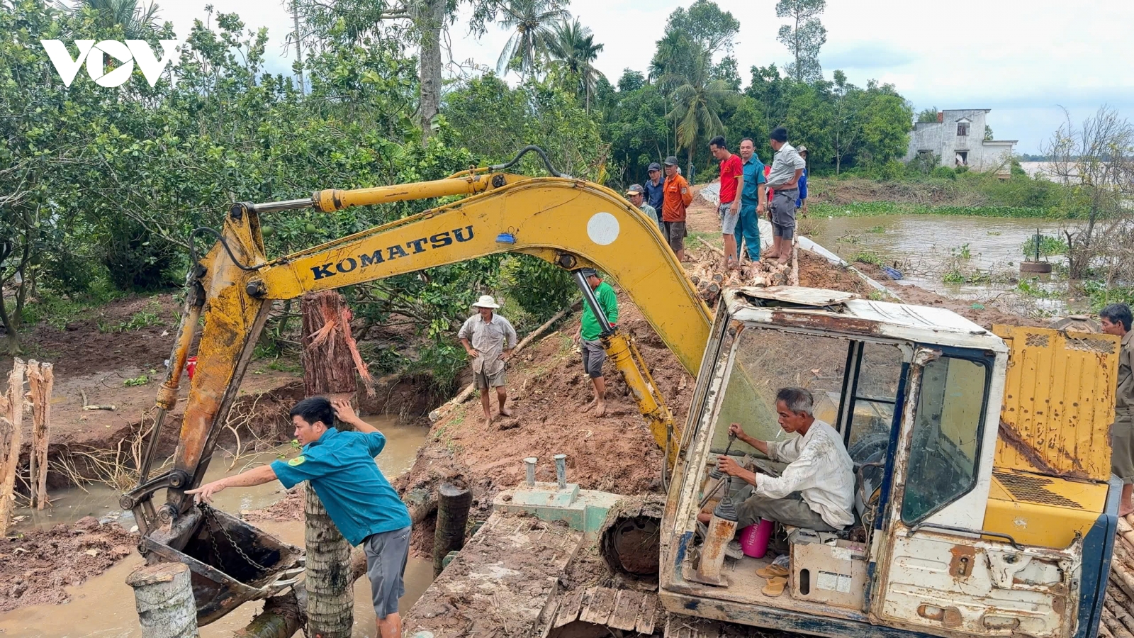 Vĩnh Long: Sạt lở bao vây cù lao Quới Thiện, cần có giải pháp căn cơ