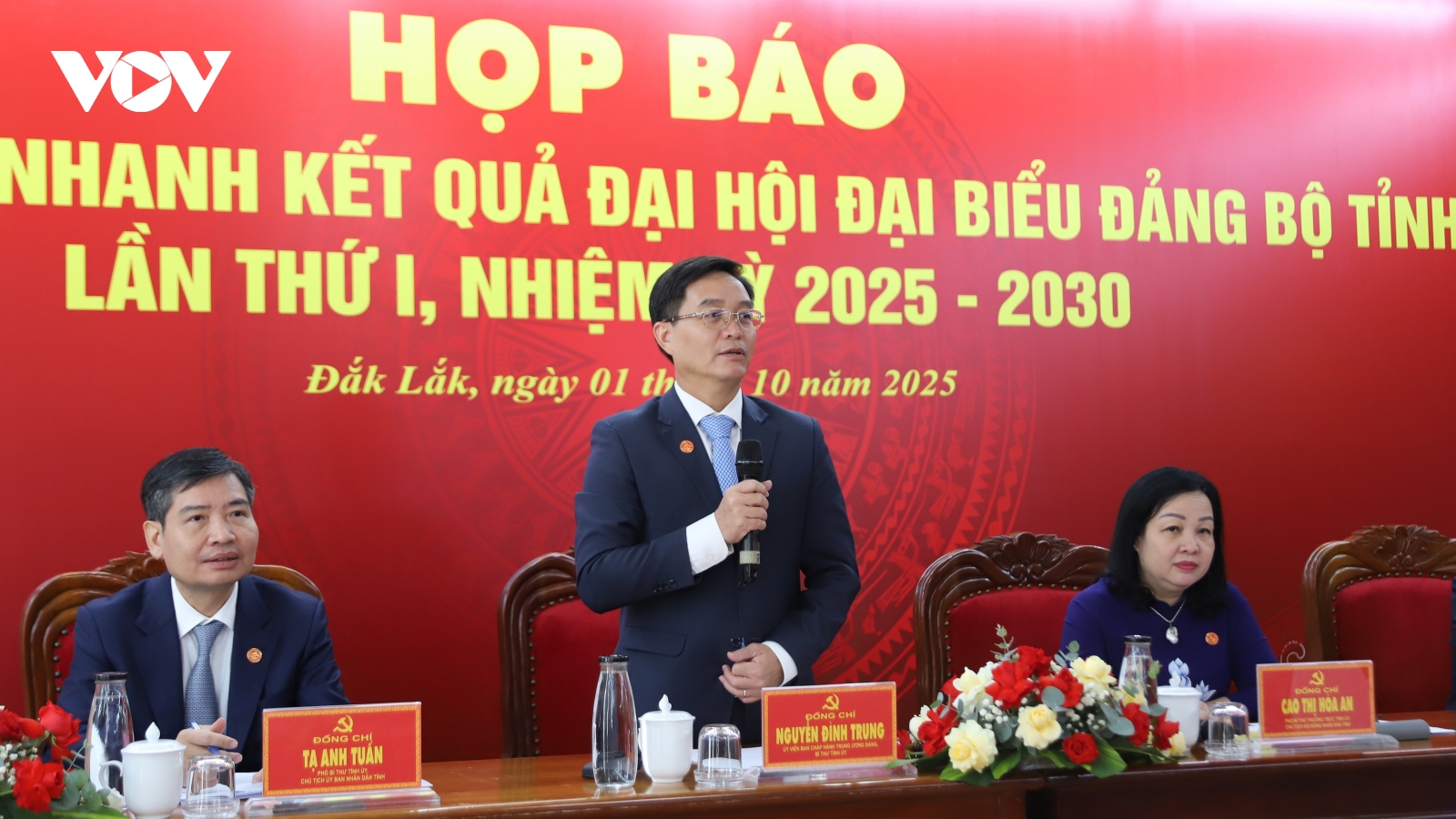 Đắk Lắk thông tin về kết quả Đại hội Đảng bộ tỉnh lần thứ I