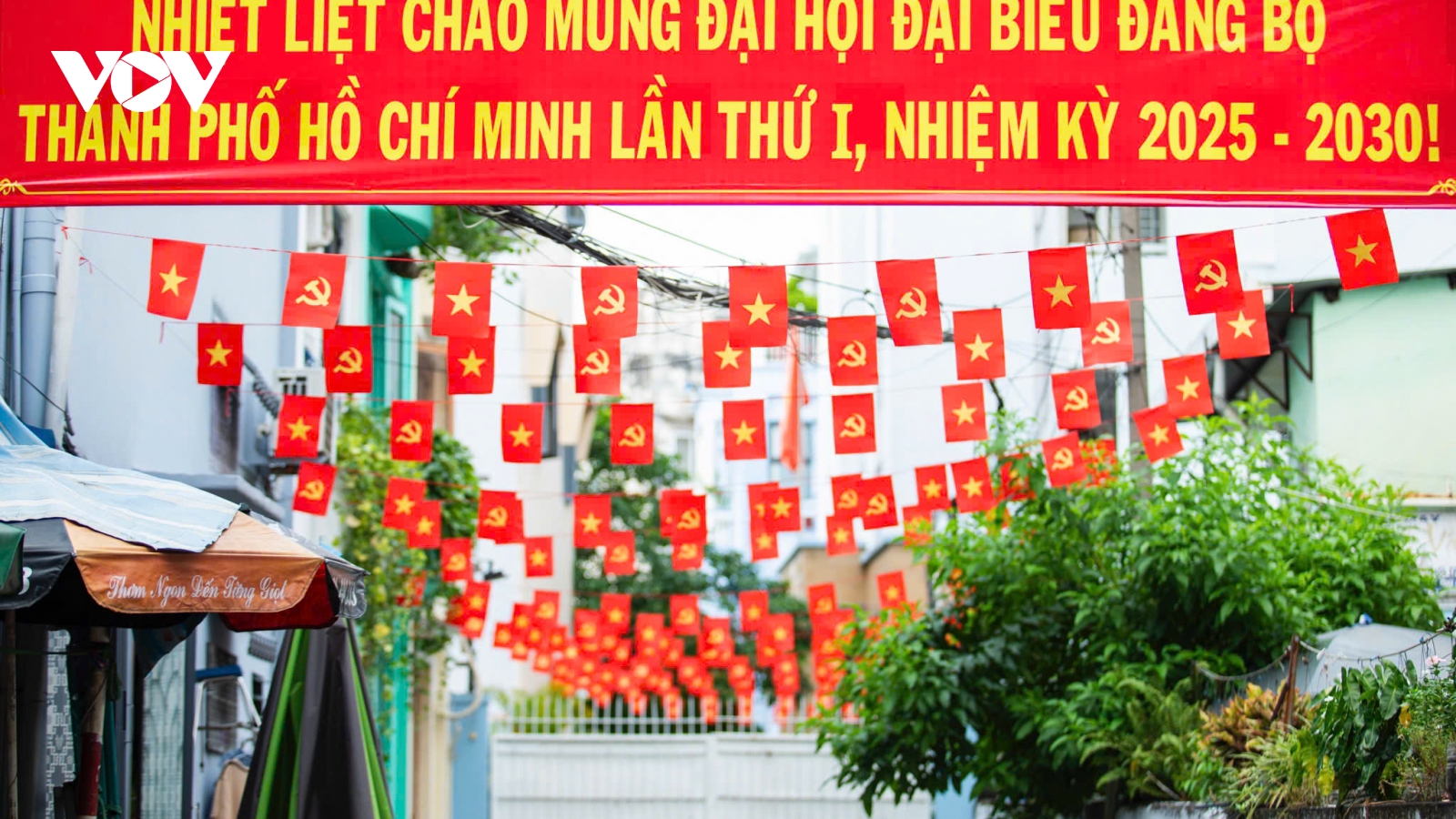 Rực rỡ cờ hoa chào mừng Đại hội đại biểu Đảng bộ TP.HCM lần thứ I