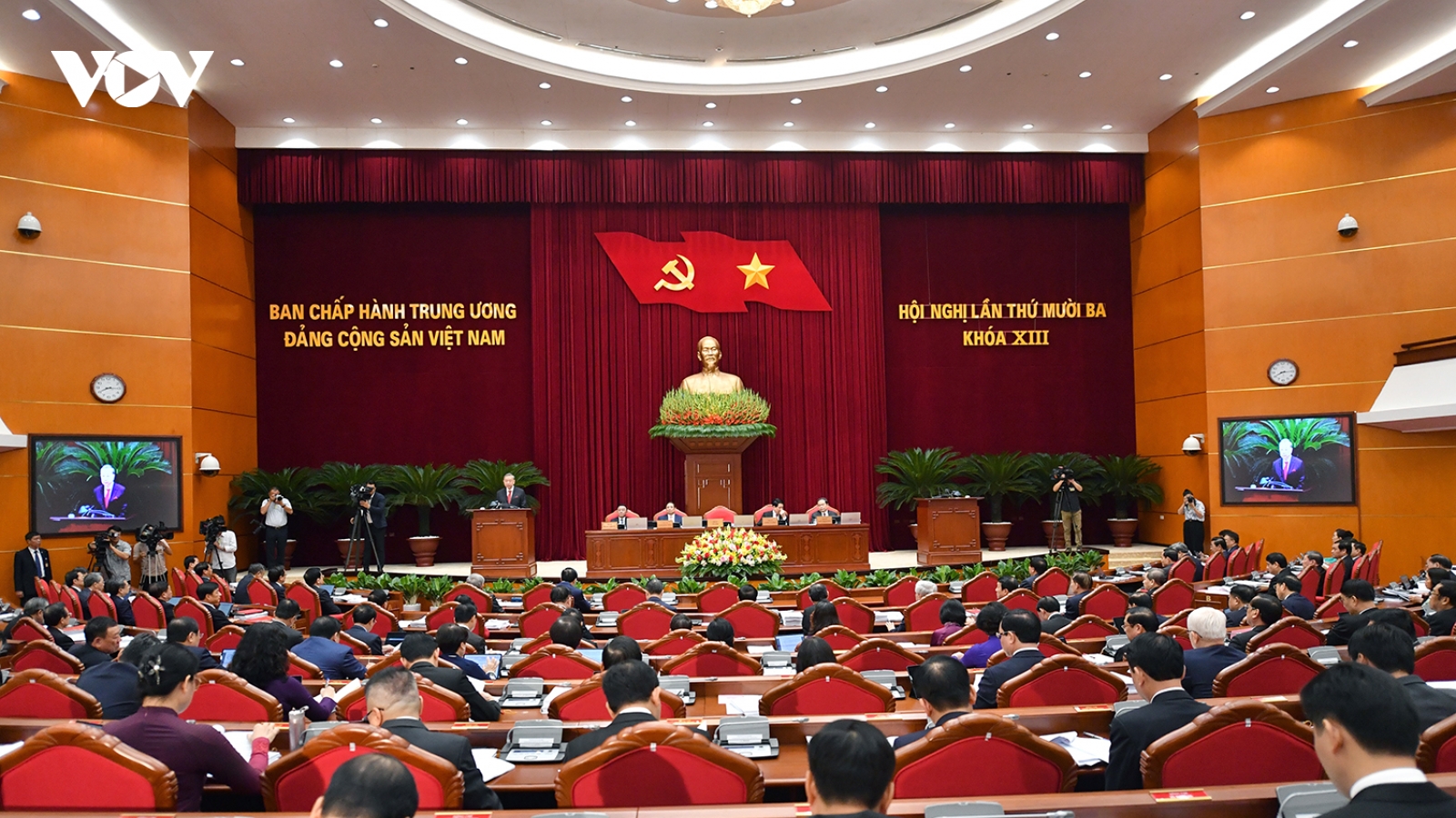 Toàn cảnh khai mạc Hội nghị lần thứ 13 Ban Chấp hành Trung ương Đảng khoá XIII