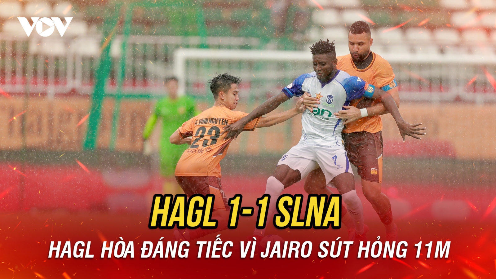 Kết quả vòng 6 V-League 2025/2026: HAGL đánh rơi chiến thắng trước SLNA