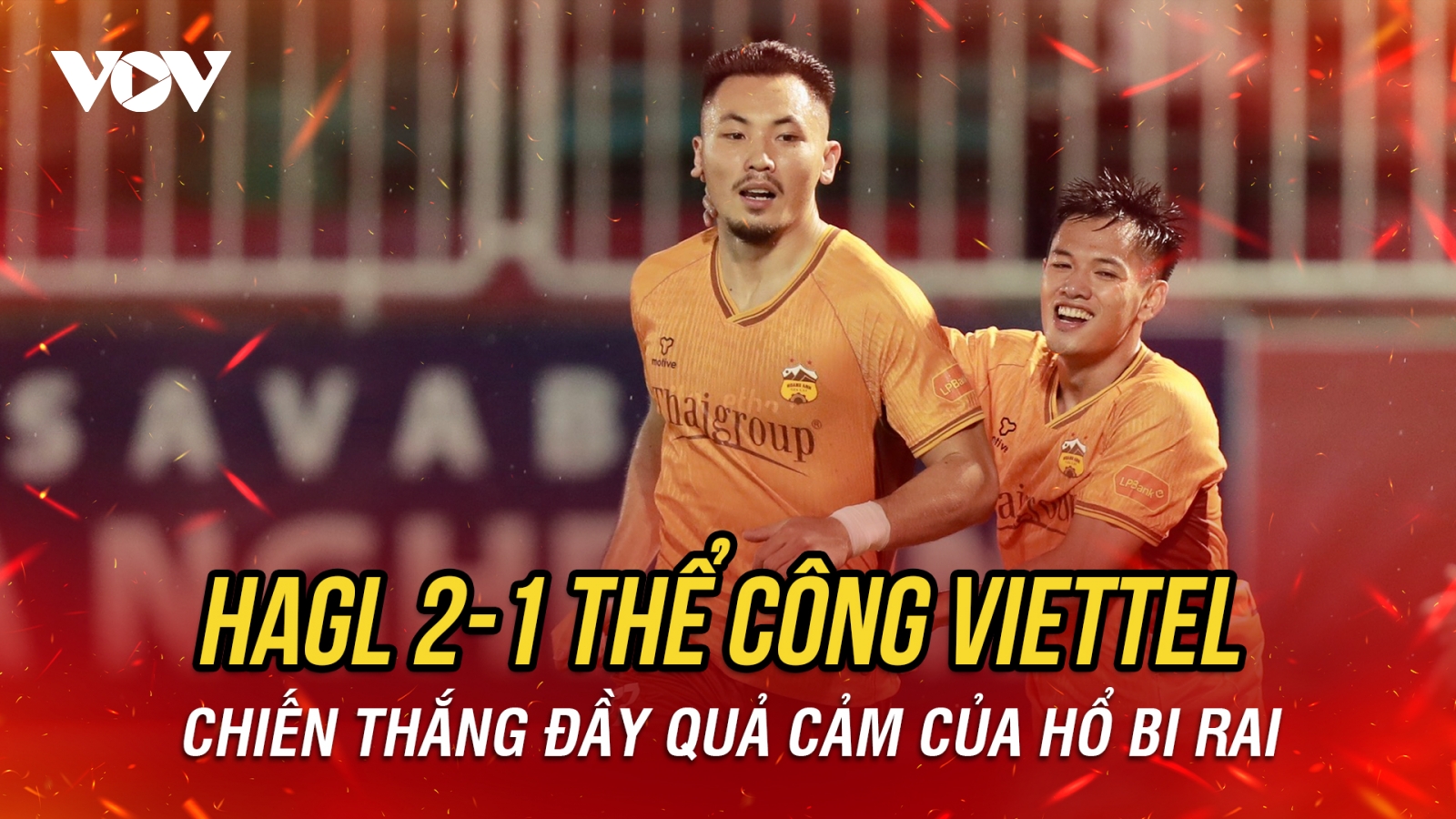 Kết quả vòng 8 V-League 2025/2026: HAGL đánh bại Thể Công Viettel