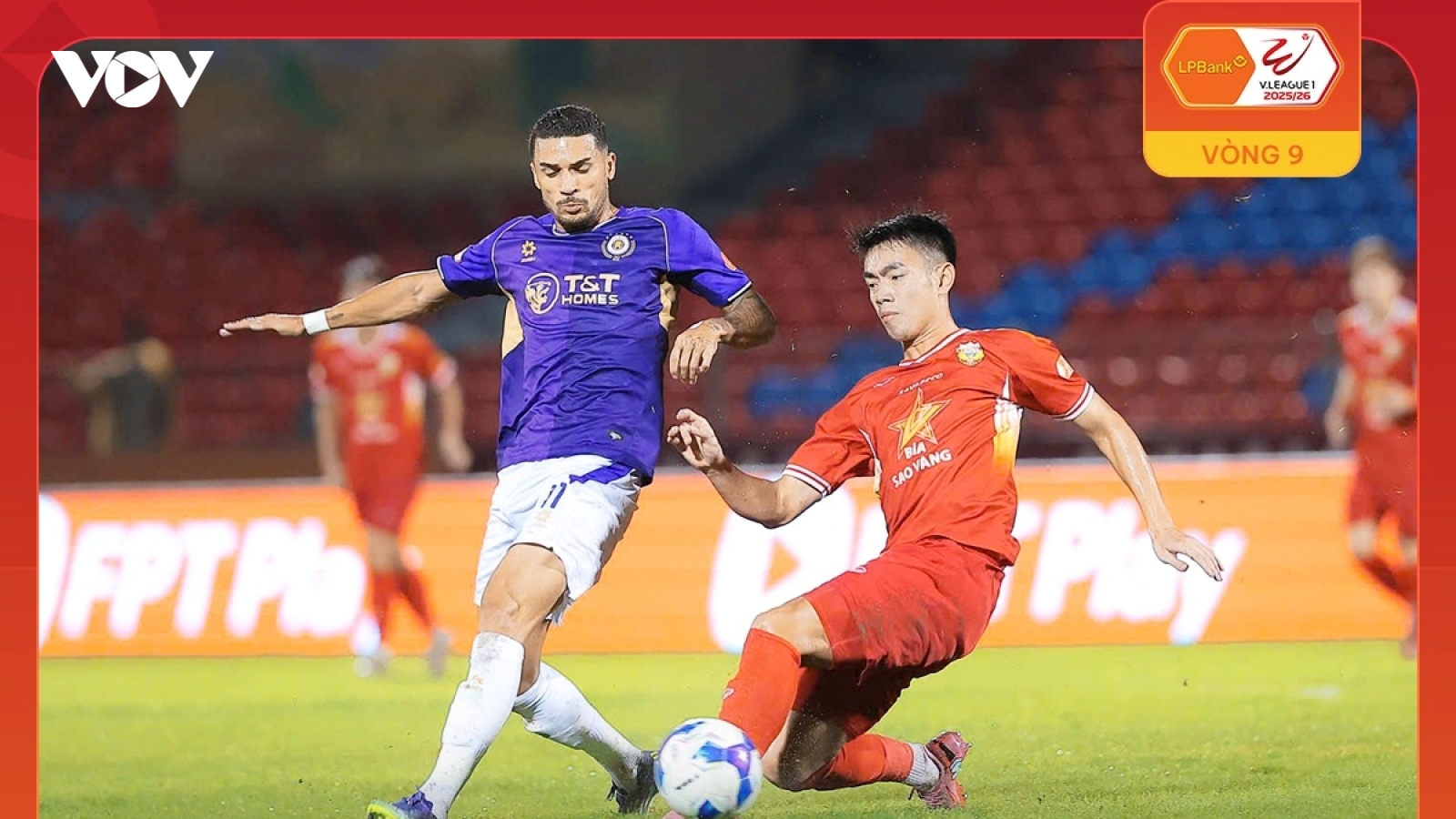 Kết quả vòng 9 V-League 25/26: Hà Nội FC gục ngã trước Hà Tĩnh