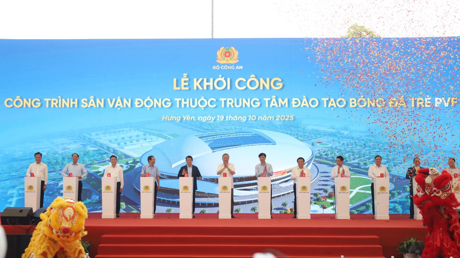 Khởi công xây sân vận động 60.000 chỗ ngồi ở Hưng Yên, đủ tiêu chuẩn tổ chức World Cup