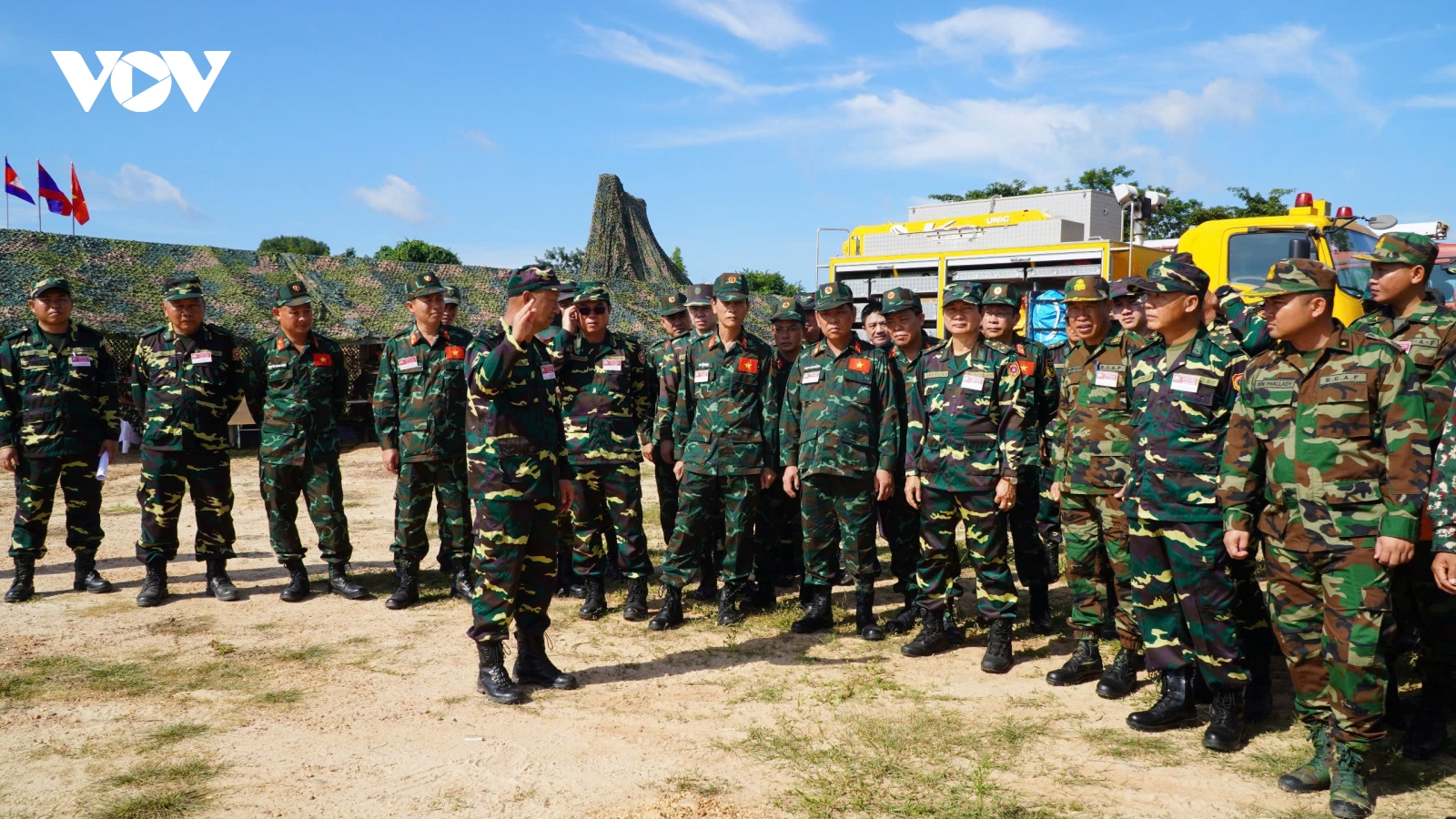 Diễn tập cứu hộ, cứu nạn chung quân đội 3 nước Lào - Việt Nam - Campuchia