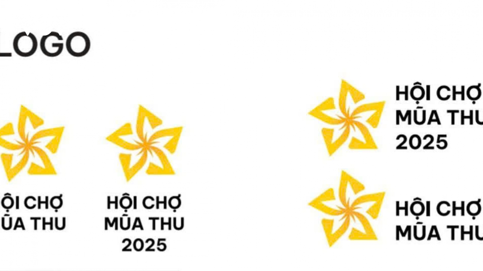 Bộ nhận diện, logo "Hội chợ mùa Thu 2025" mang nhiều thông điệp ý nghĩa
