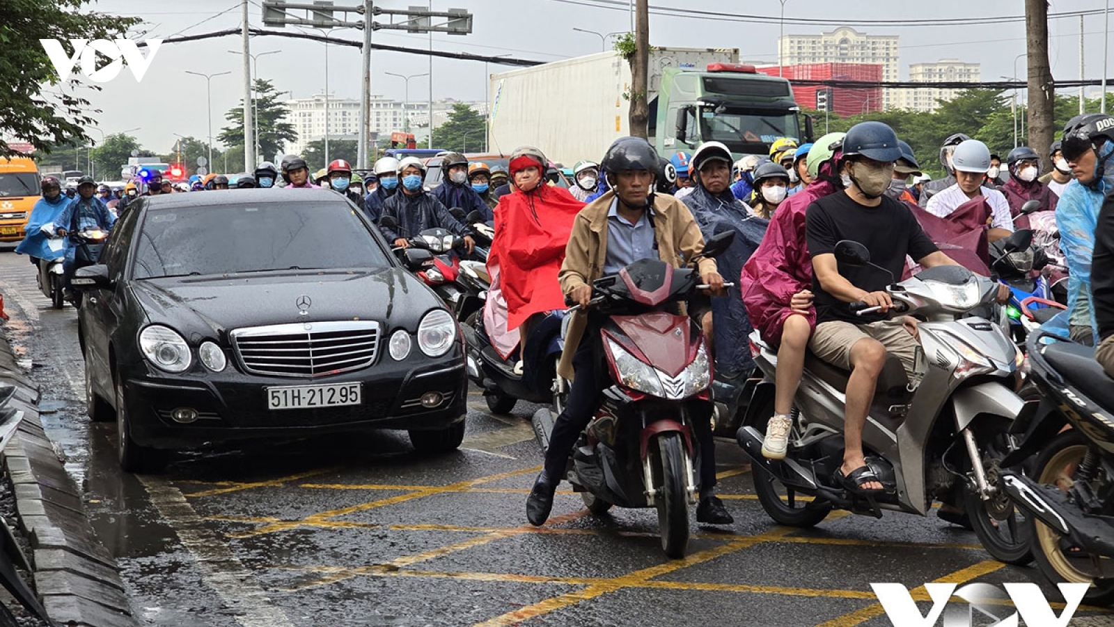 Xử phạt xe dừng, đỗ trên vạch mắt võng