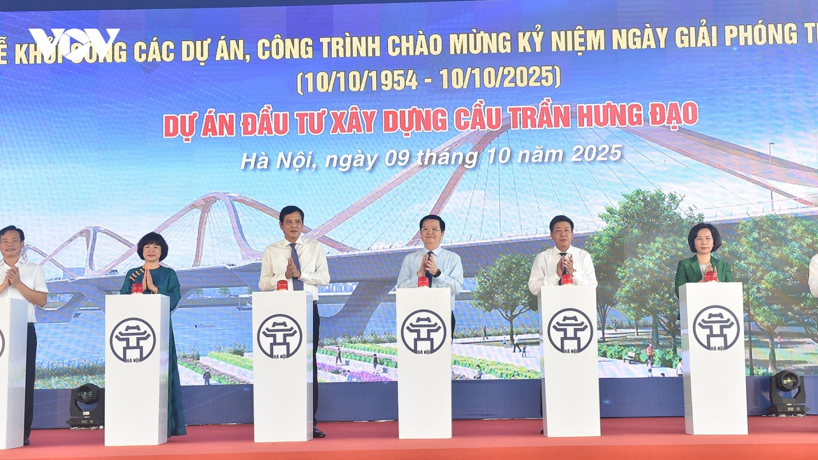 Hà Nội khởi công xây dựng cầu Trần Hưng Đạo gần 16.000 tỷ đồng