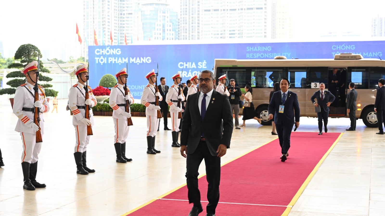 Bộ Tư lệnh Cảnh vệ bảo đảm tuyệt đối an ninh, an toàn cho Lễ mở ký Công ước Hà Nội