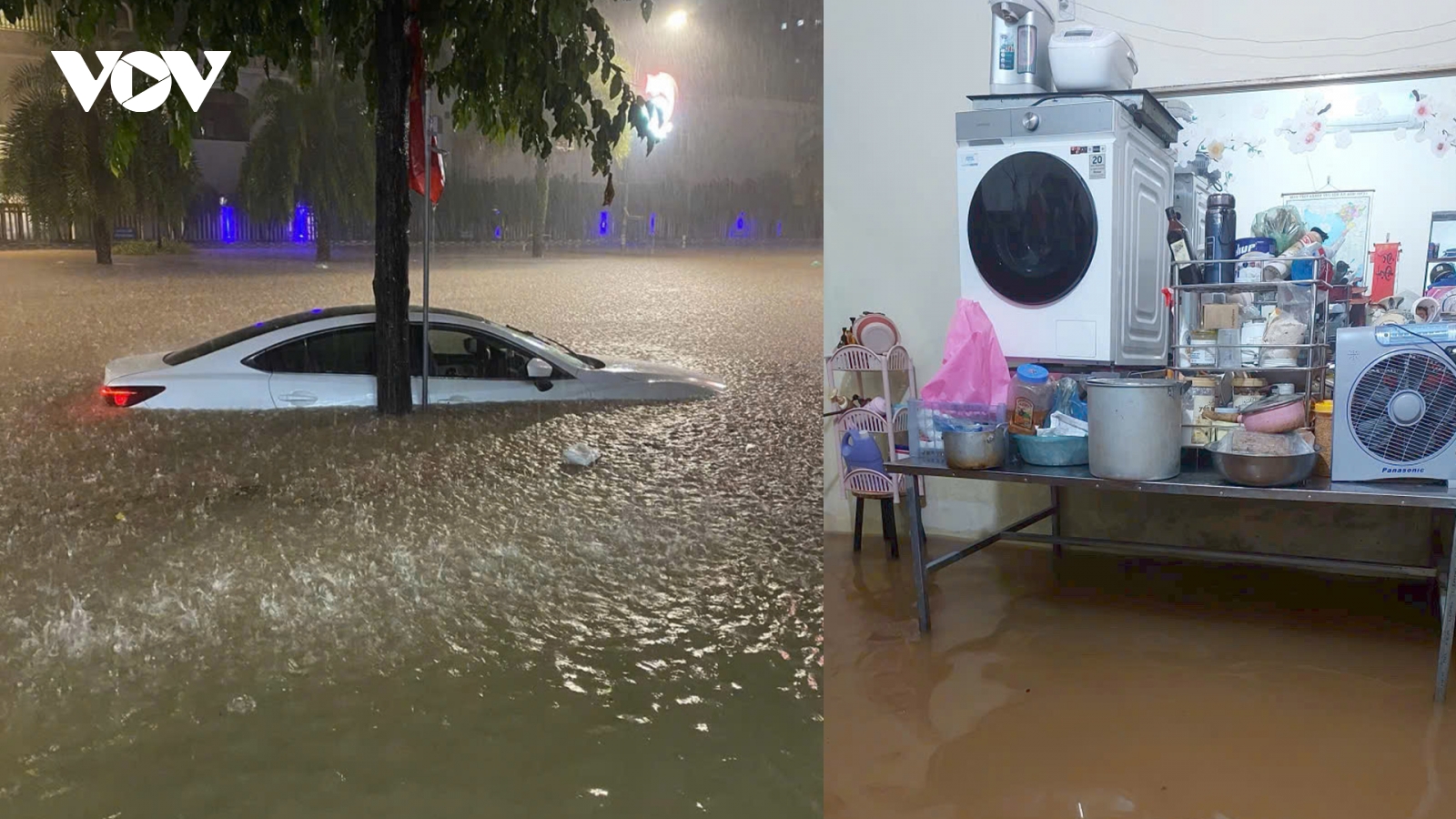 Nước sông Cầu vượt báo động 3, Thái Nguyên ngập sâu trong nước lũ