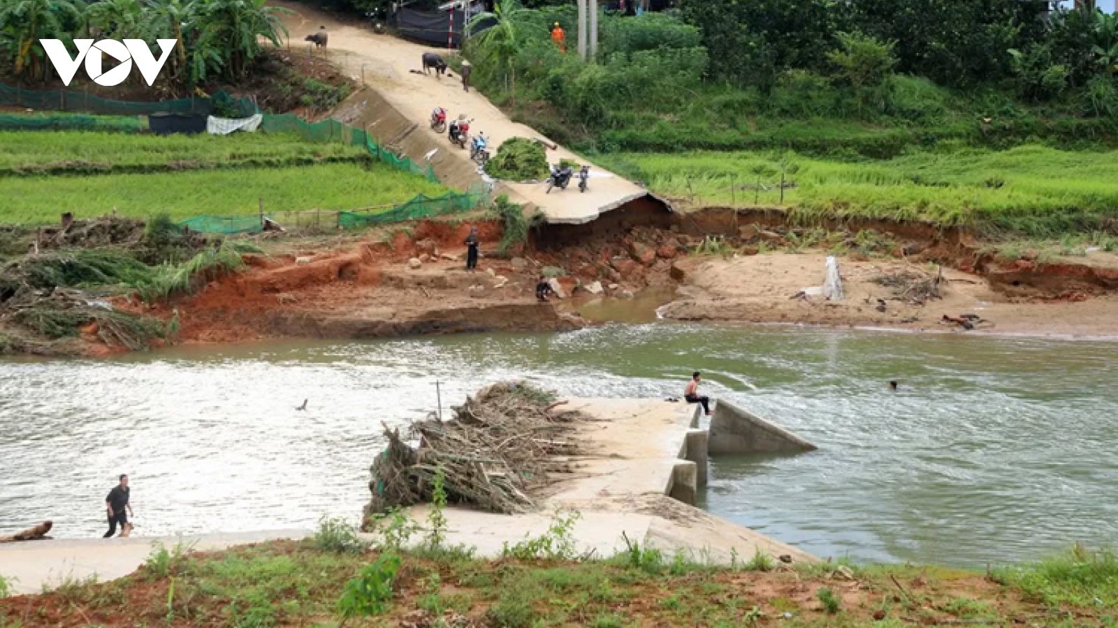 Gần 2.000 nhà dân ở Phú Thọ bị hư hỏng, ngập nặng do bão số 10