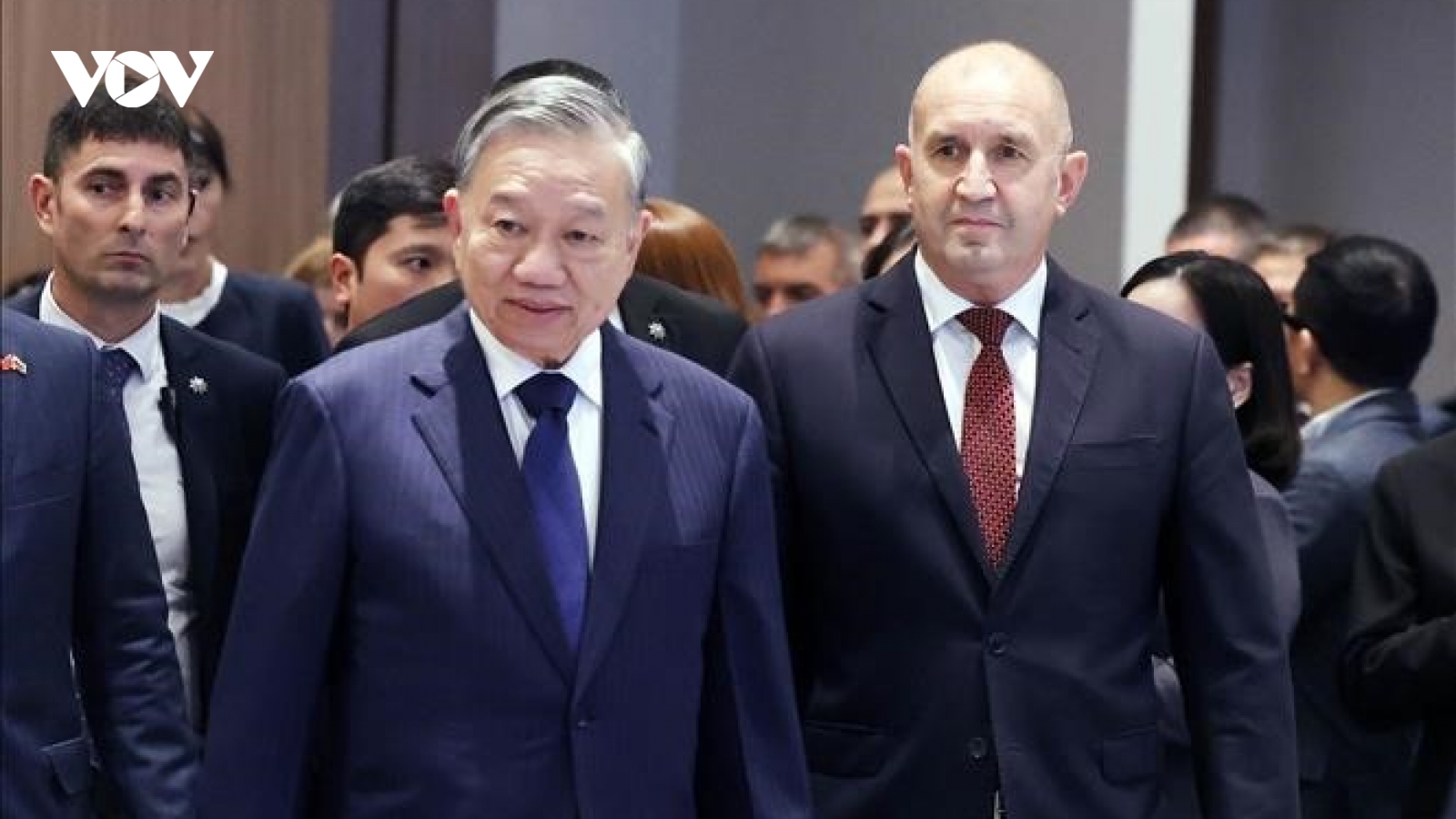 Tổng Bí thư Tô Lâm và Tổng thống Bulgaria dự diễn đàn doanh nghiệp Việt-Bulgaria