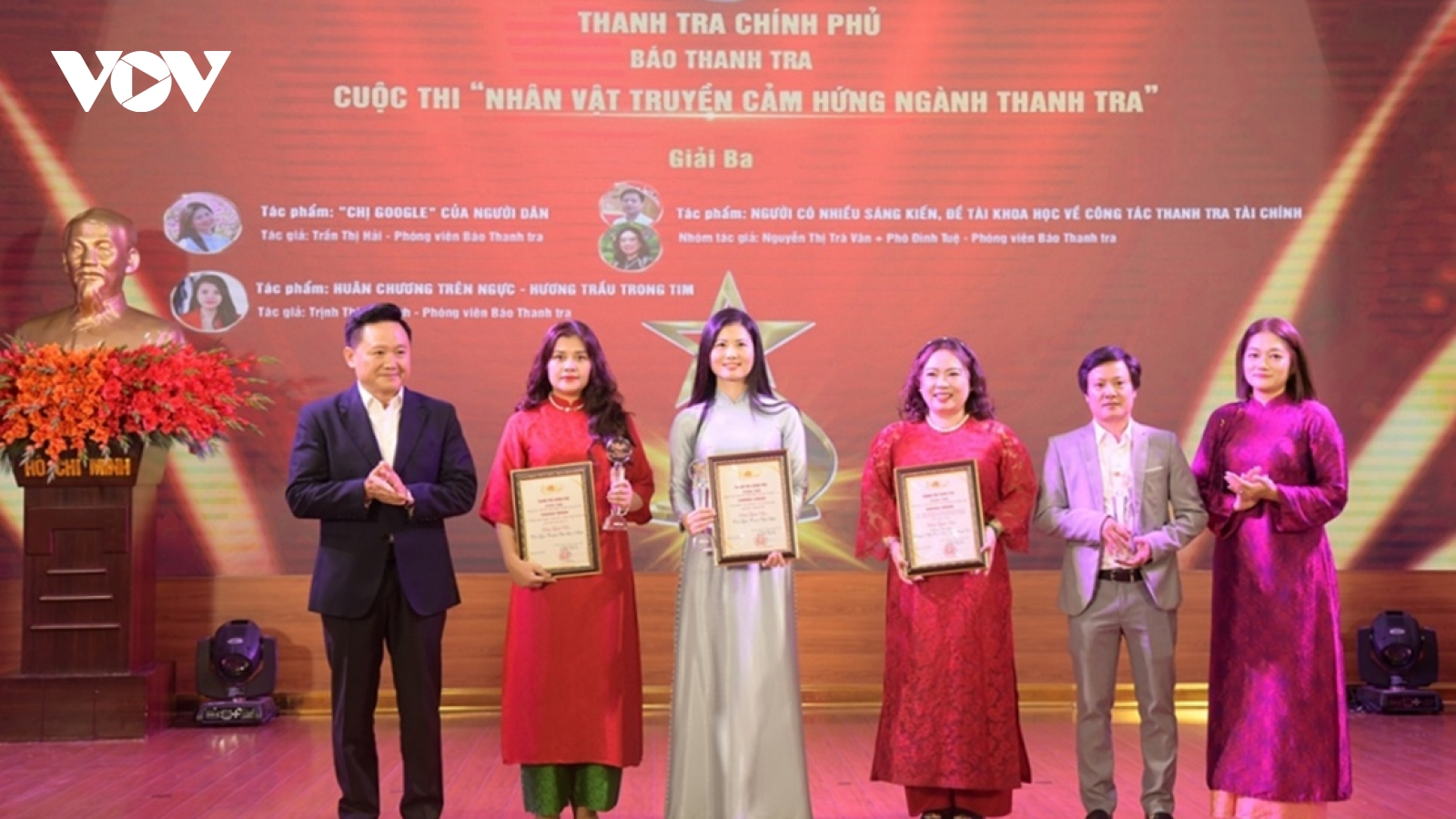 Thanh tra Chính phủ trao giải cuộc thi "Nhân vật cảm hứng ngành Thanh tra"