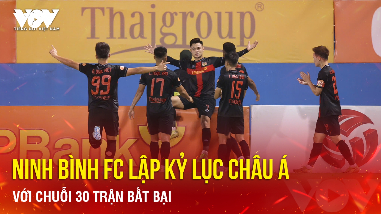 Tin bóng đá 3-10: Ninh Bình FC lập kỷ lục châu Á với chuỗi 30 trận bất bại