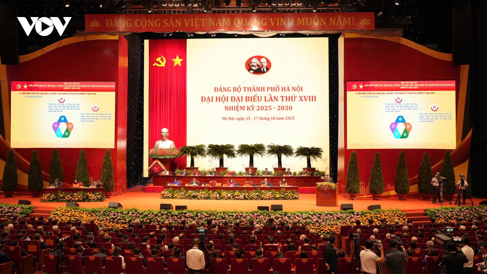 Niềm tin và khí thế đổi mới lan tỏa từ Đại hội Đảng bộ Hà Nội lần thứ XVIII