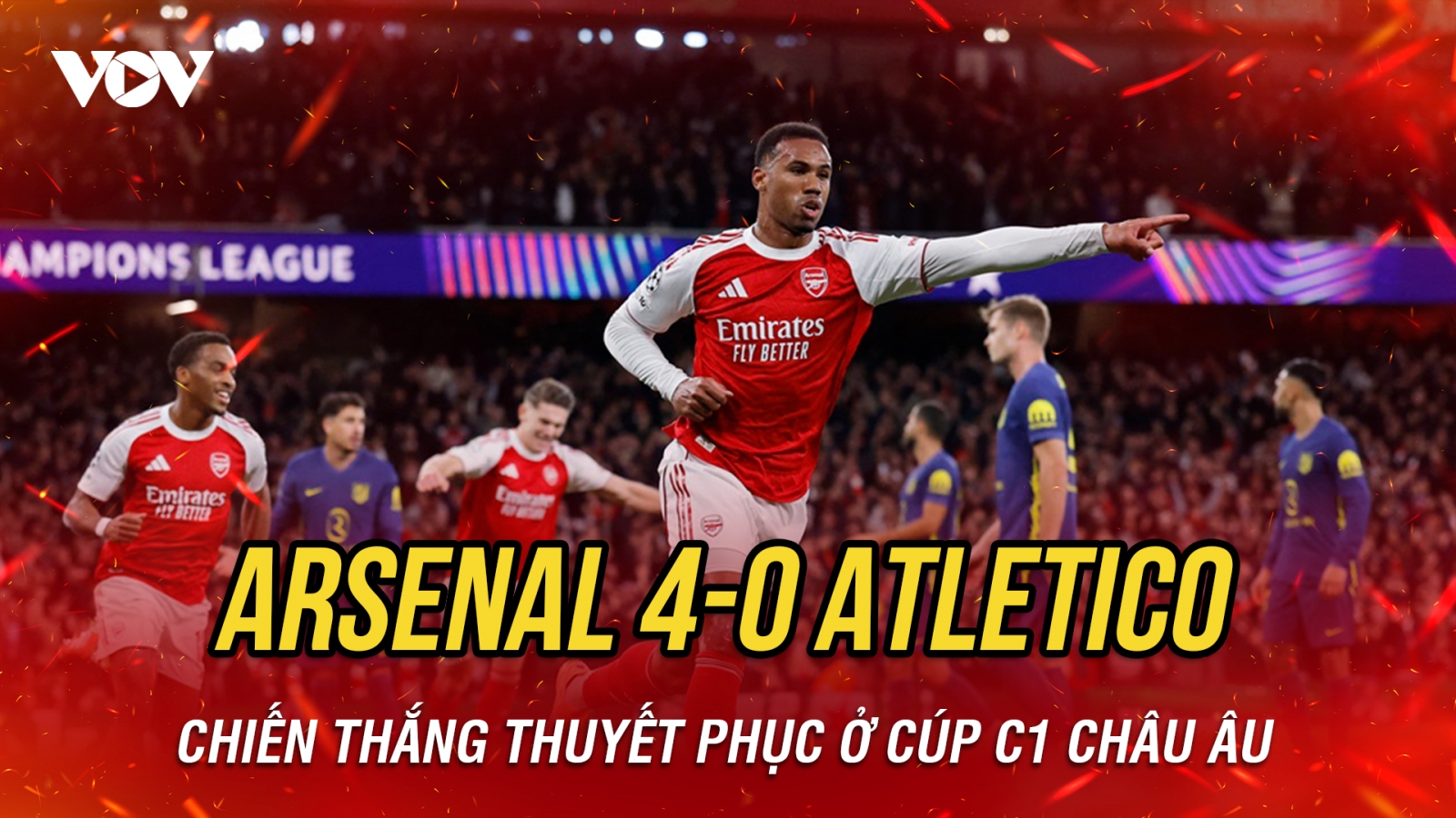 Kết quả bóng đá hôm nay 22/10: Arsenal "đại thắng" ở Cúp C1 châu Âu