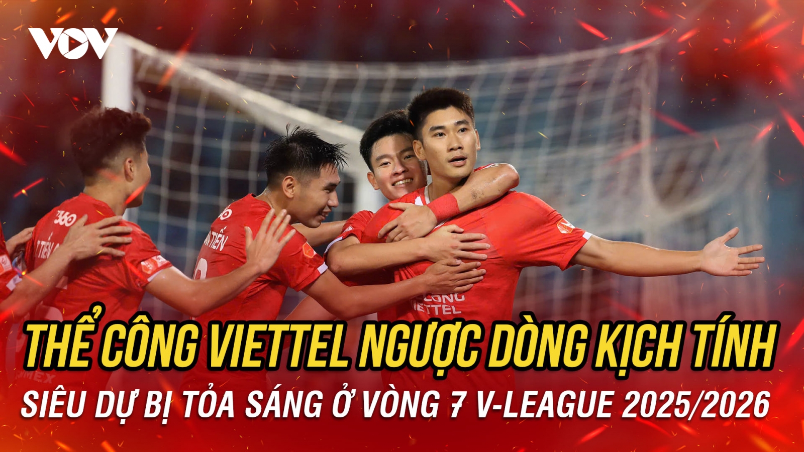 Kết quả bóng đá vòng 7 V-League tối 20/10: Thể Công Viettel ngược dòng kịch tính