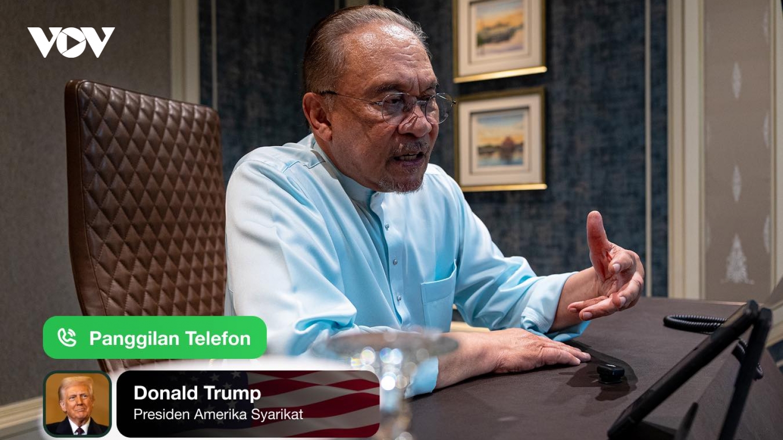 Thủ tướng Malaysia điện đàm với ông Trump về tình hình Thái Lan - Campuchia