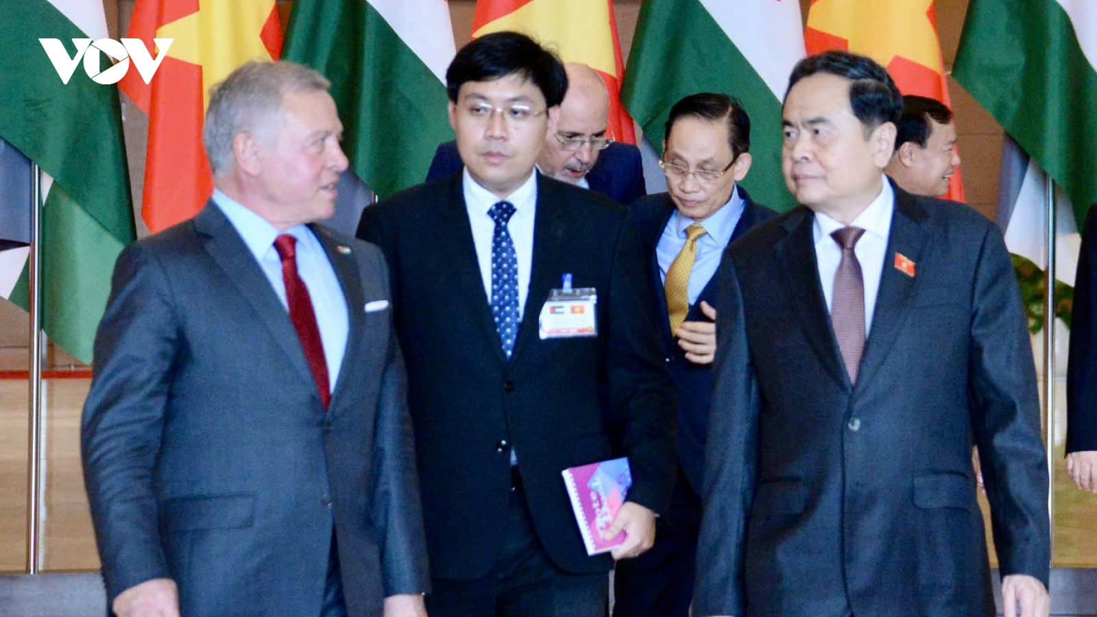 Chủ tịch Quốc hội Trần Thanh Mẫn hội kiến Quốc vương Jordan