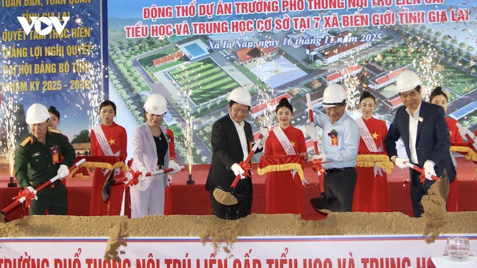 Gia Lai khởi công xây dựng 7 trường phổ thông nội trú liên cấp