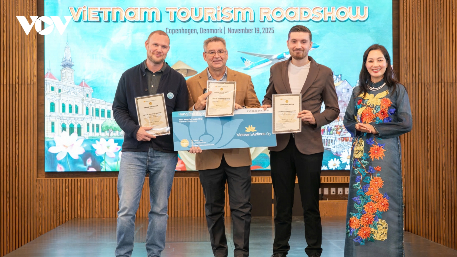 Vietnam Airlines khai trương đường bay đầu tiên nối Việt Nam và Đan Mạch