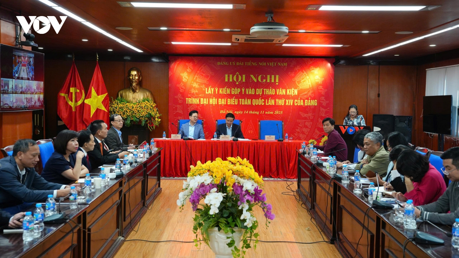 Hội nghị góp ý Dự thảo Văn kiện Đại hội XIV của Đảng tại VOV