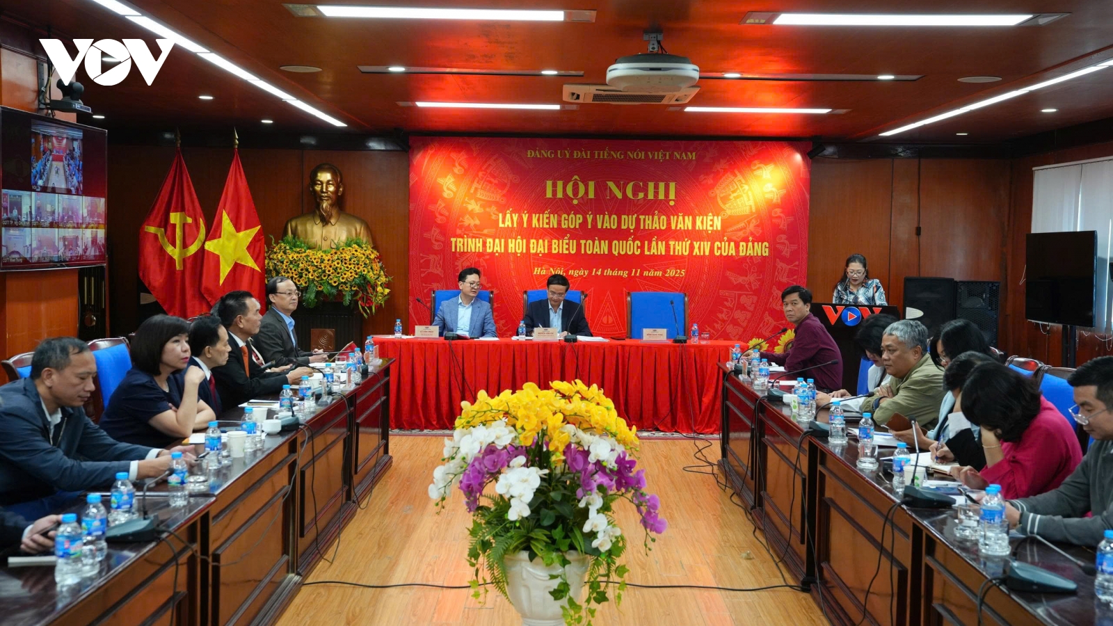 Hội nghị góp ý Dự thảo Văn kiện Đại hội XIV của Đảng tại VOV