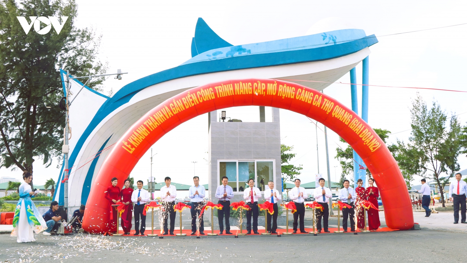 Đà Nẵng khánh thành công trình nâng cấp cảng cá Thọ Quang giai đoạn 2