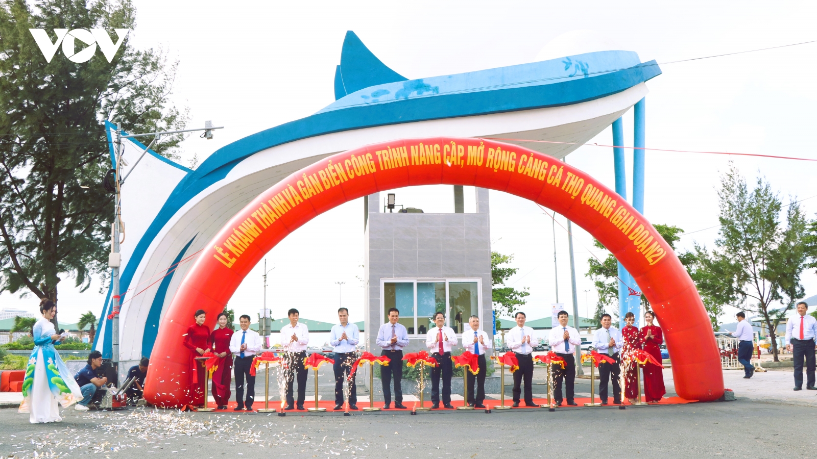 Đà Nẵng khánh thành công trình nâng cấp cảng cá Thọ Quang giai đoạn 2