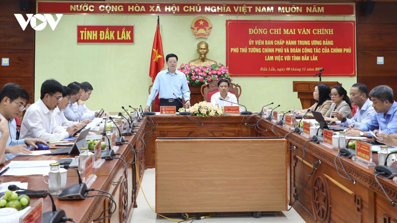 Phó Thủ tướng Mai Văn Chính yêu cầu Đắk Lắk đẩy nhanh giải ngân vốn đầu tư công