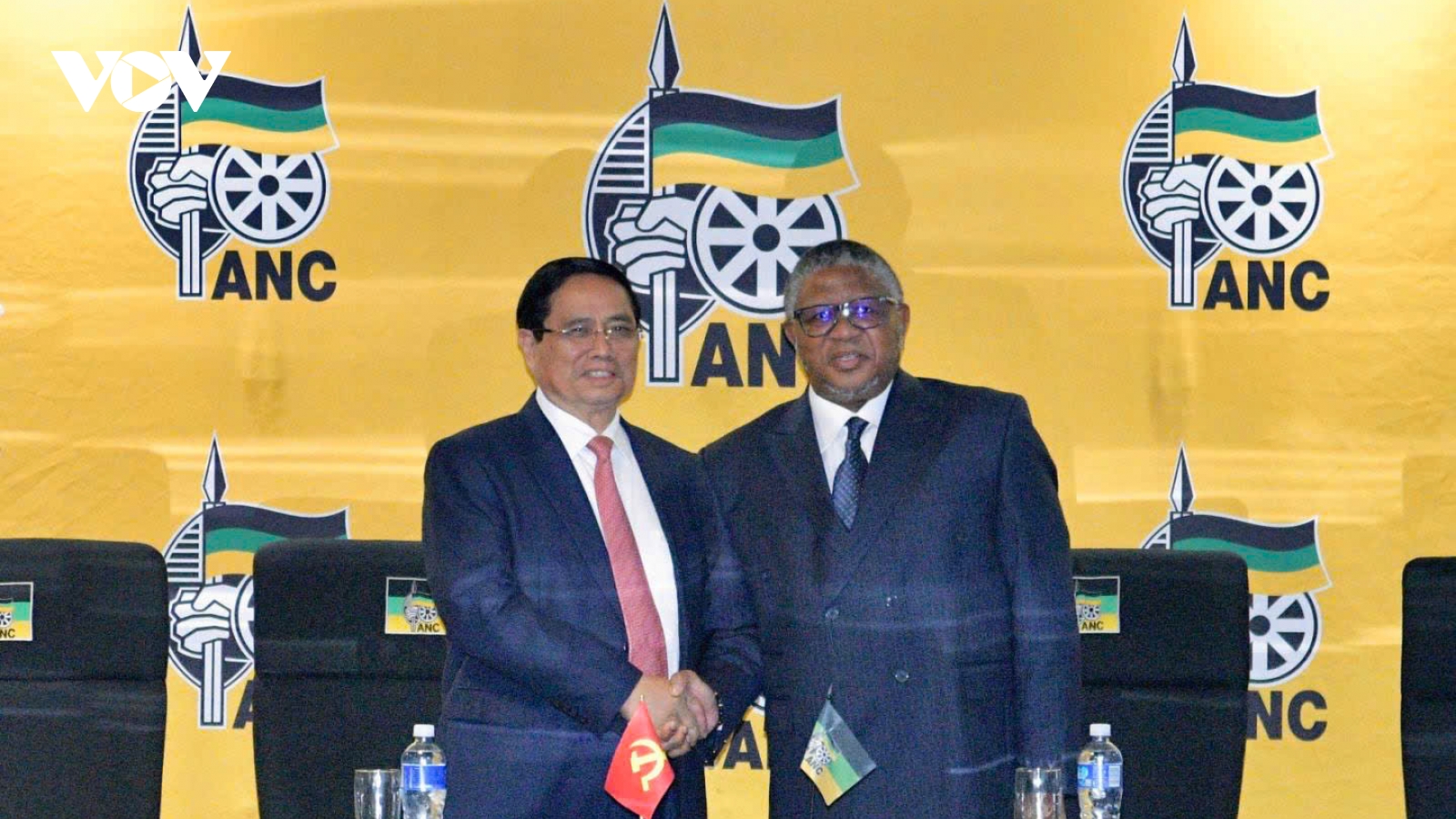 Thủ tướng tiếp Tổng Thư ký Đảng Đại hội dân tộc Phi (ANC) Fikile Mbalula