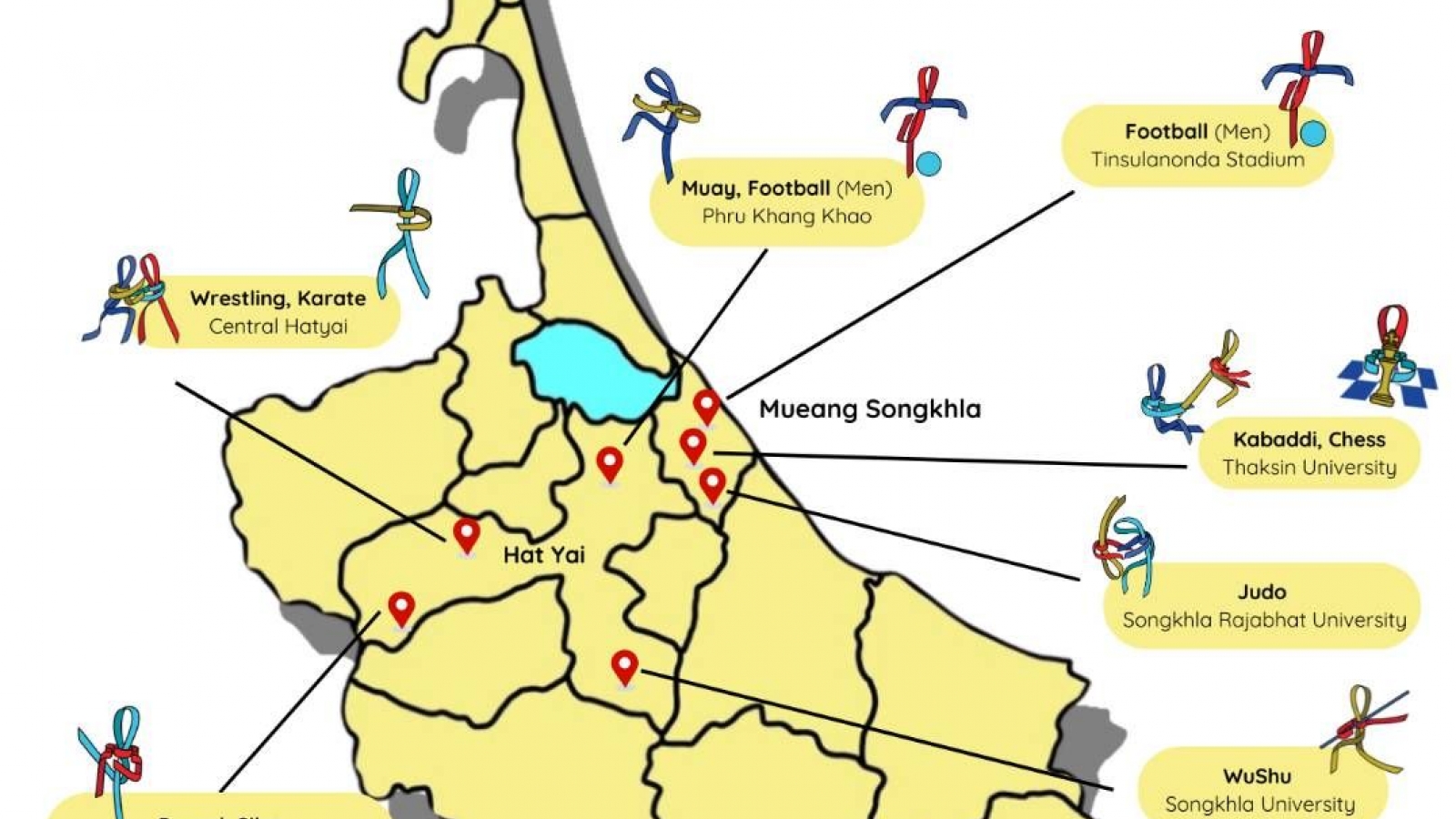 SEA Games 33 nguy cơ đổi địa điểm tổ chức, Songkhla tuyên bố vùng thảm họa