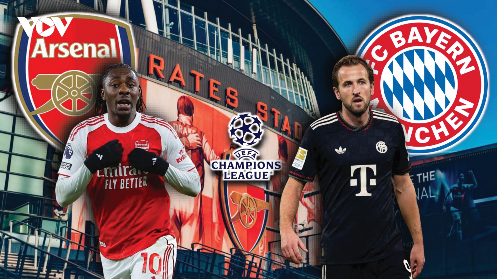 Dự đoán kết quả và đội hình ra sân trận Arsenal vs Bayern Munich