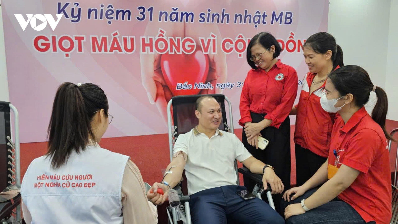 Lan tỏa yêu thương qua chương trình “Giọt máu hồng – Vì cộng đồng” ở Bắc Ninh