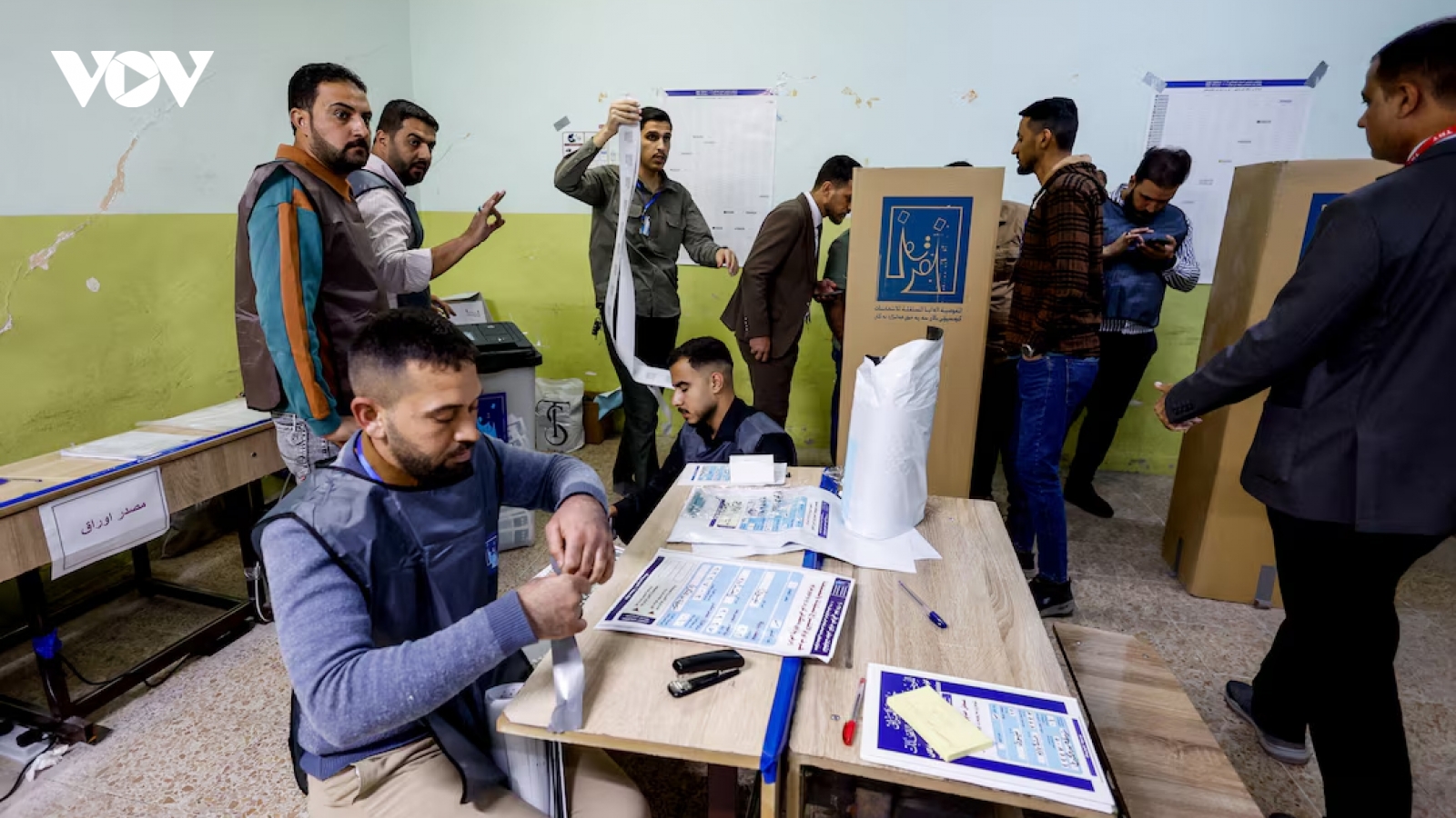 Phe của Thủ tướng Iraq tuyên bố chiến thắng trong cuộc bầu cử Quốc hội