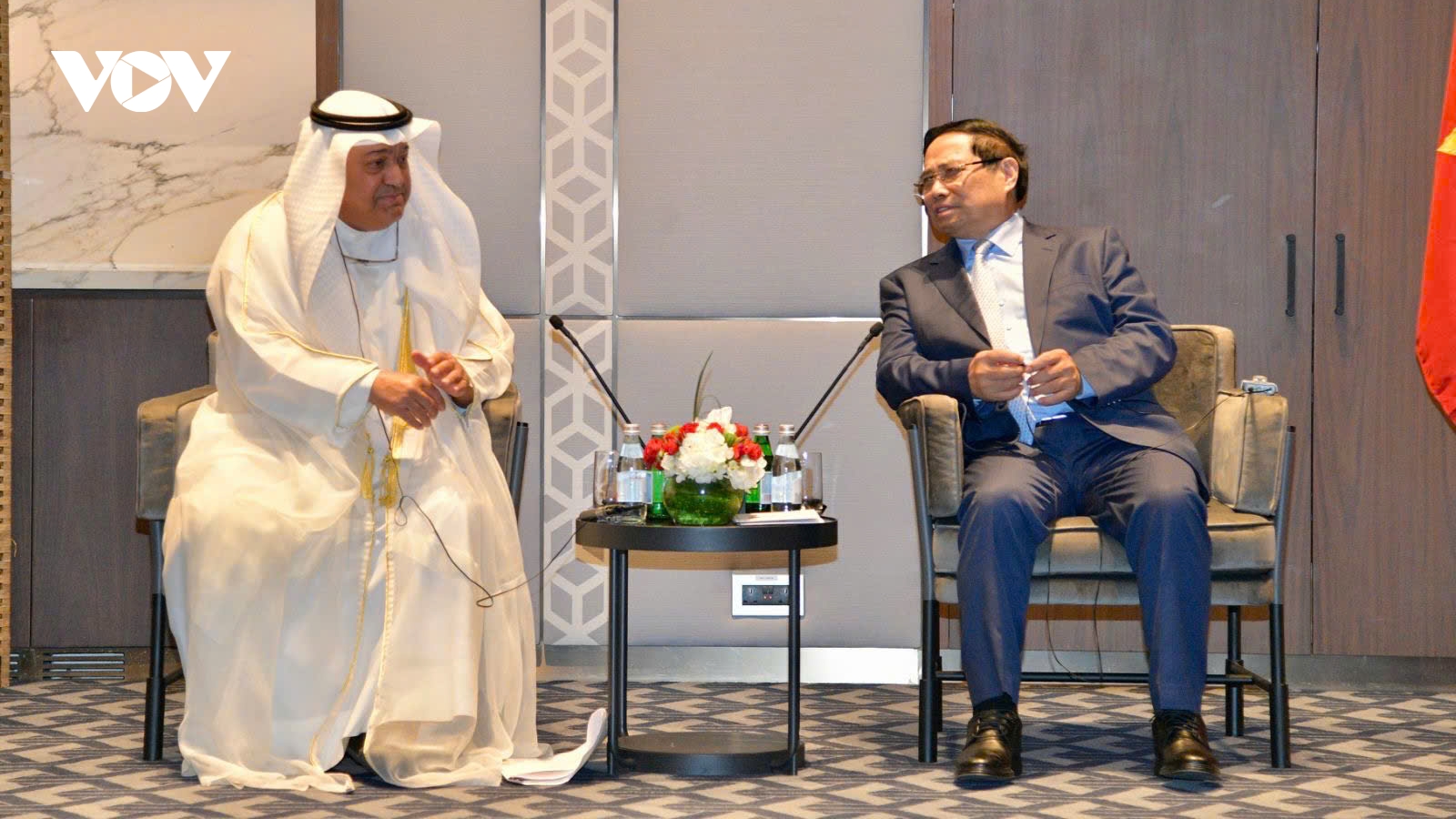 Thủ tướng Phạm Minh Chính tiếp Bộ trưởng Dầu mỏ Kuwait