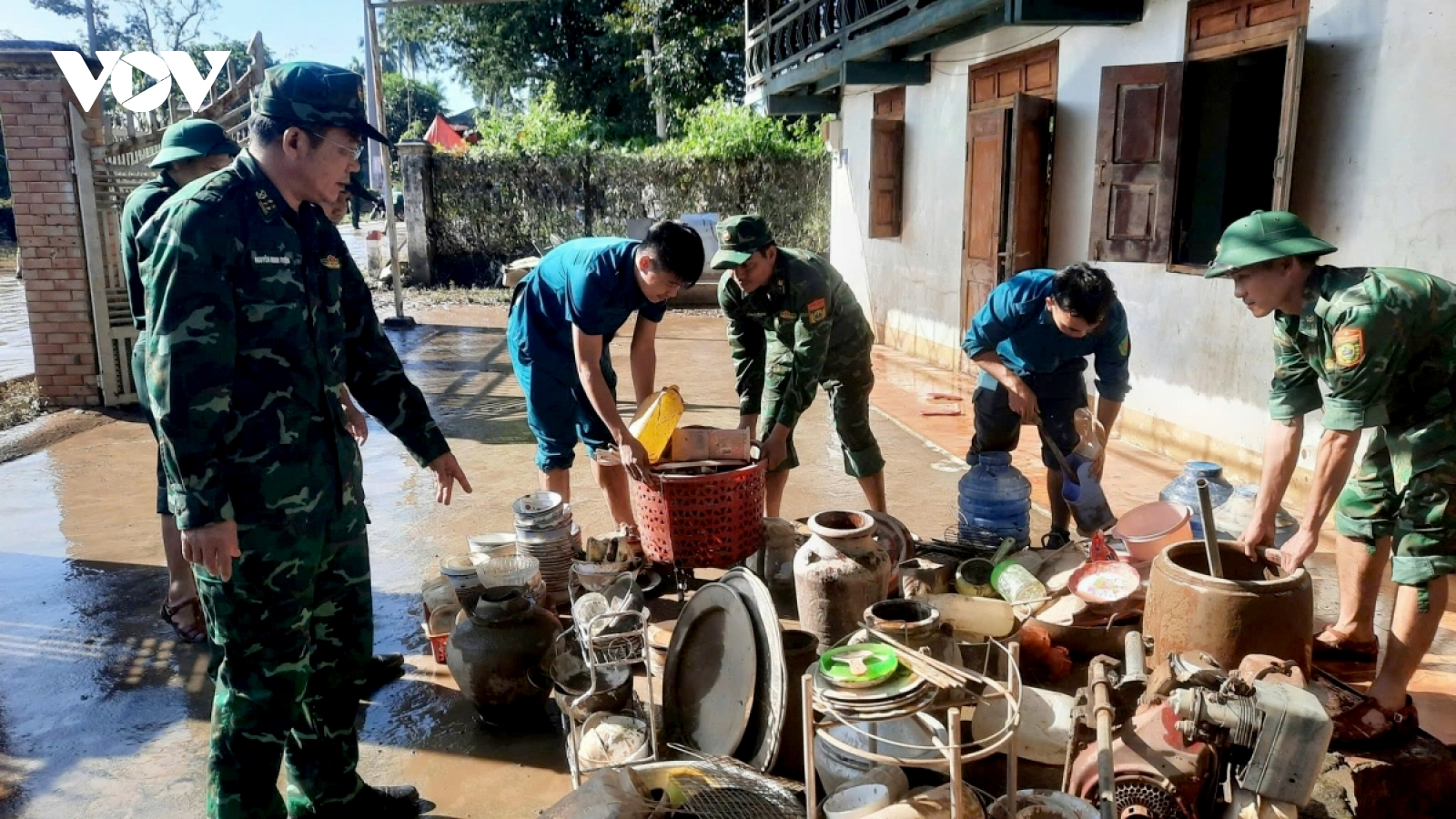 Xã biên giới Buôn Đôn (Đắk Lắk) khẩn trương khắc phục hậu quả lũ lụt