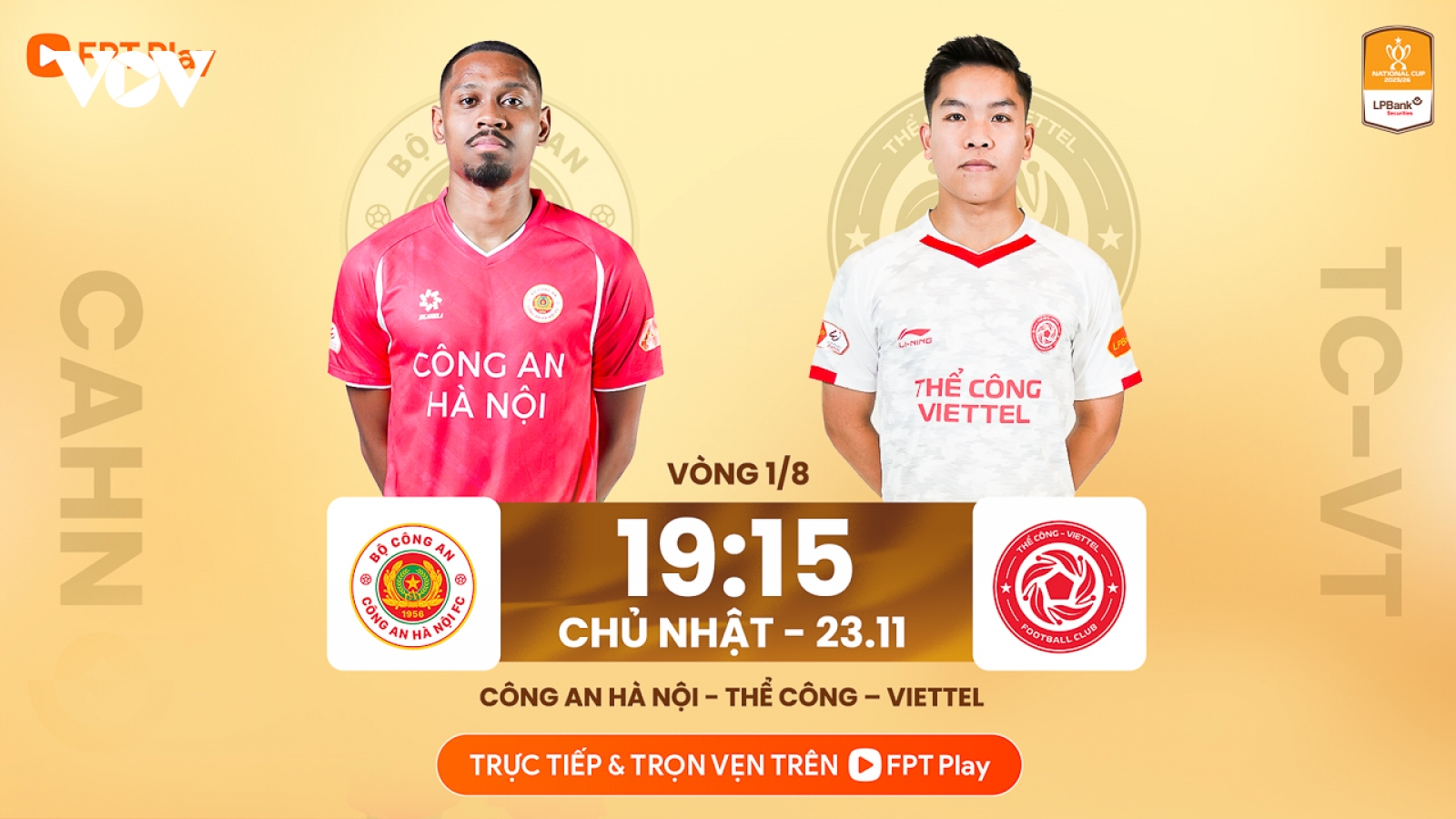 Lịch thi đấu bóng đá Việt Nam hôm nay 23/11: Nóng bỏng cúp Quốc gia