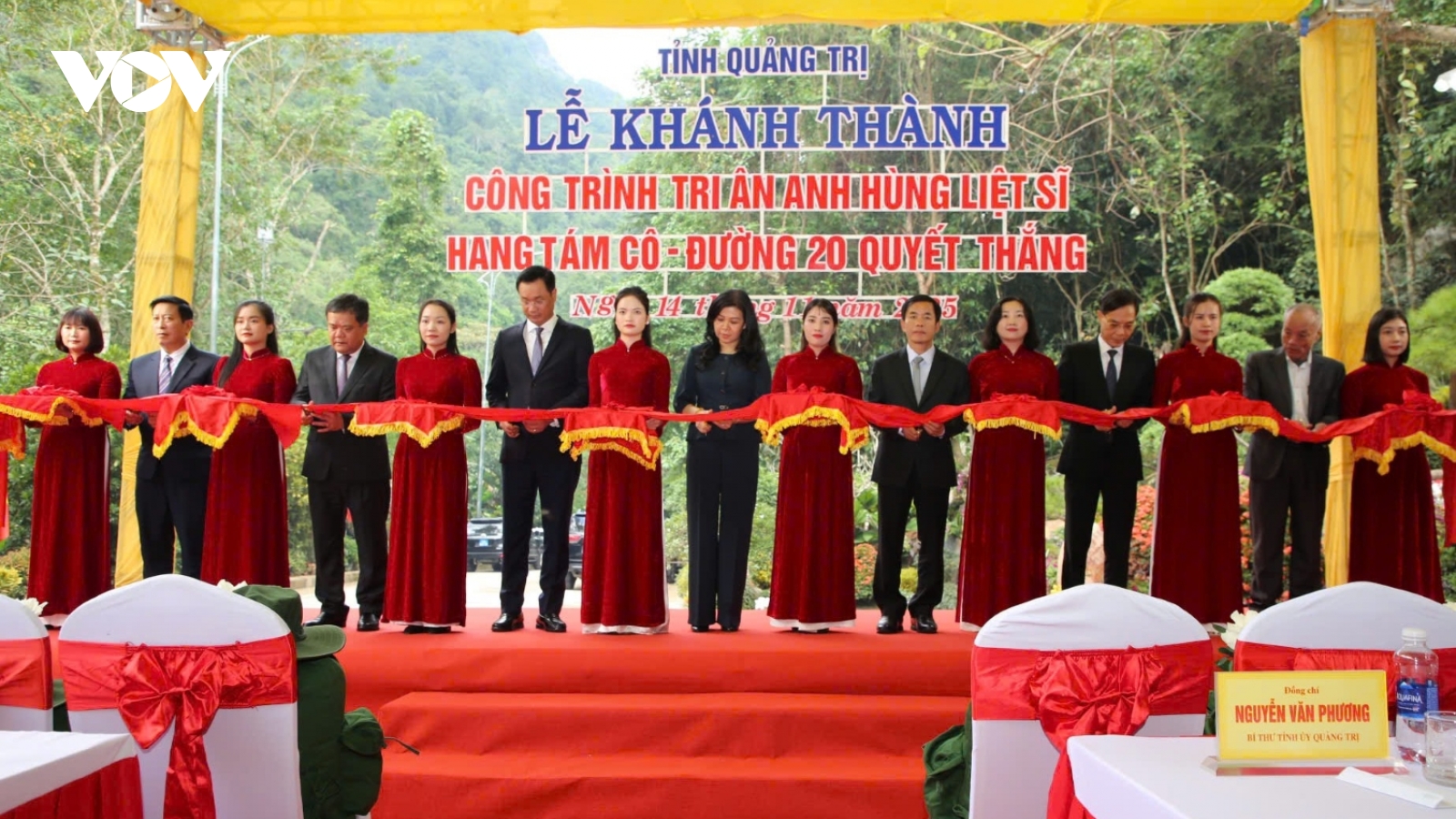 Quảng Trị: Khánh thành công trình tôn tạo Di tích quốc gia đặc biệt Hang Tám Cô