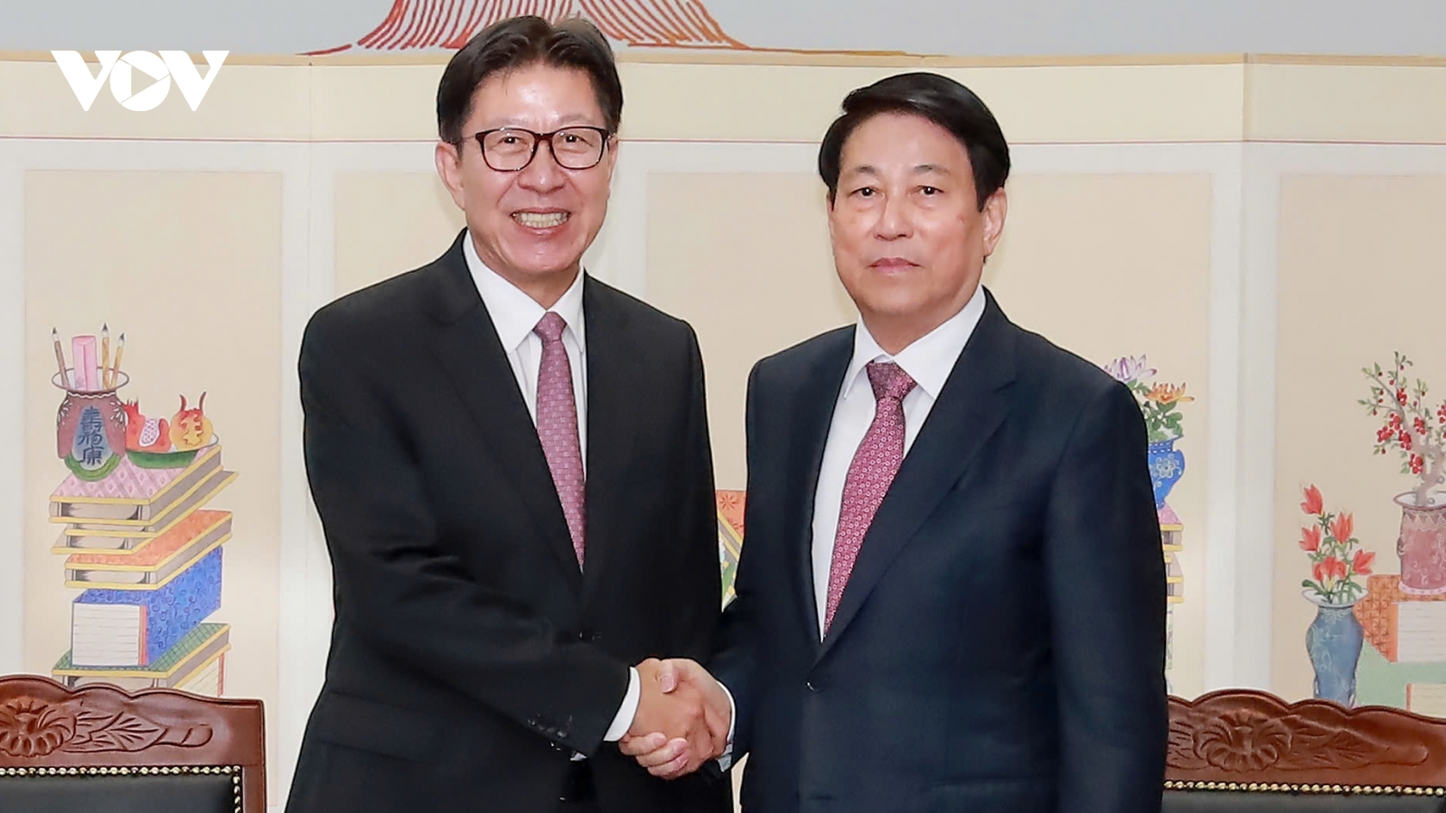 Chủ tịch nước Lương Cường tiếp Thị trưởng thành phố Busan