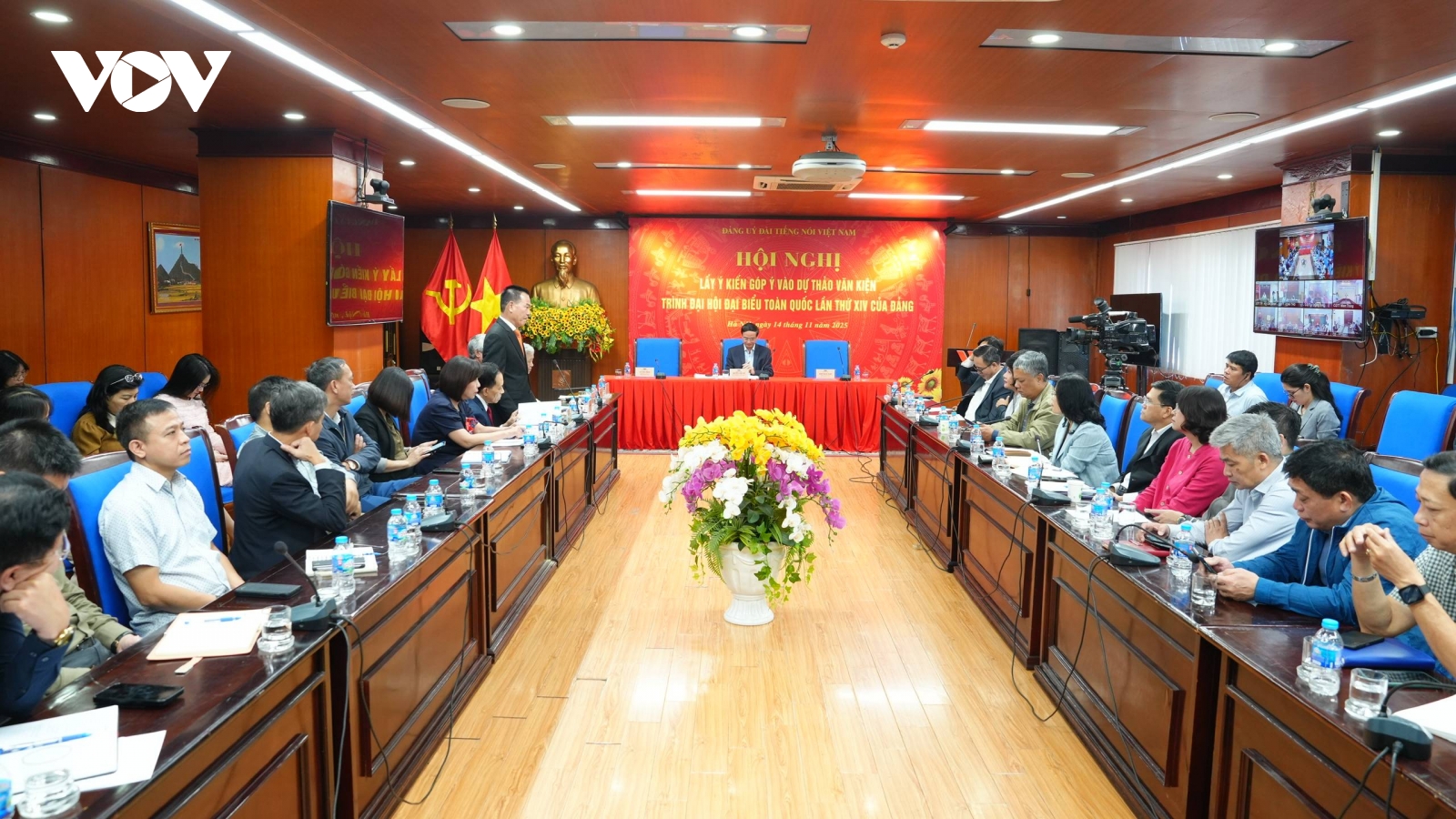 VOV tổ chức hội nghị lấy ý kiến góp ý dự thảo Văn kiện Đại hội XIV của Đảng