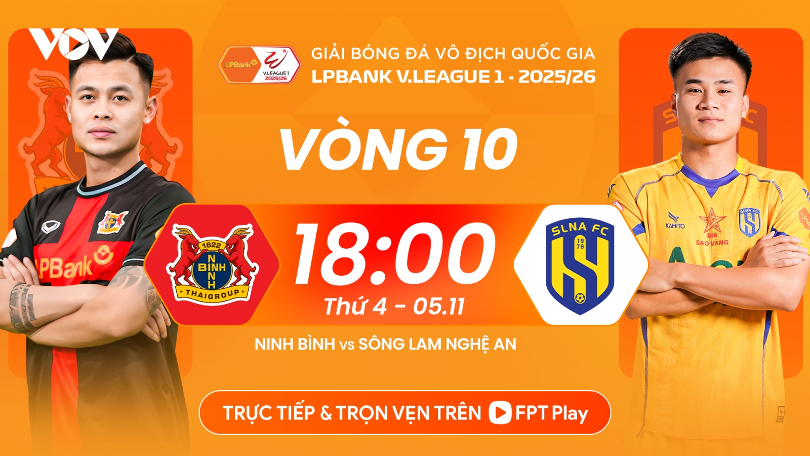 Đối thủ của CLB Ninh Bình mất trụ cột ở vòng 10 V-League 2025/2026