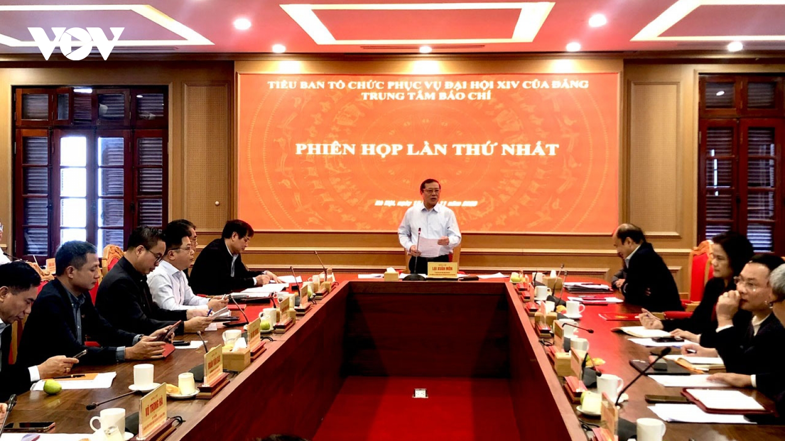 Trung tâm Báo chí Đại hội XIV của Đảng tổ chức phiên họp thứ nhất