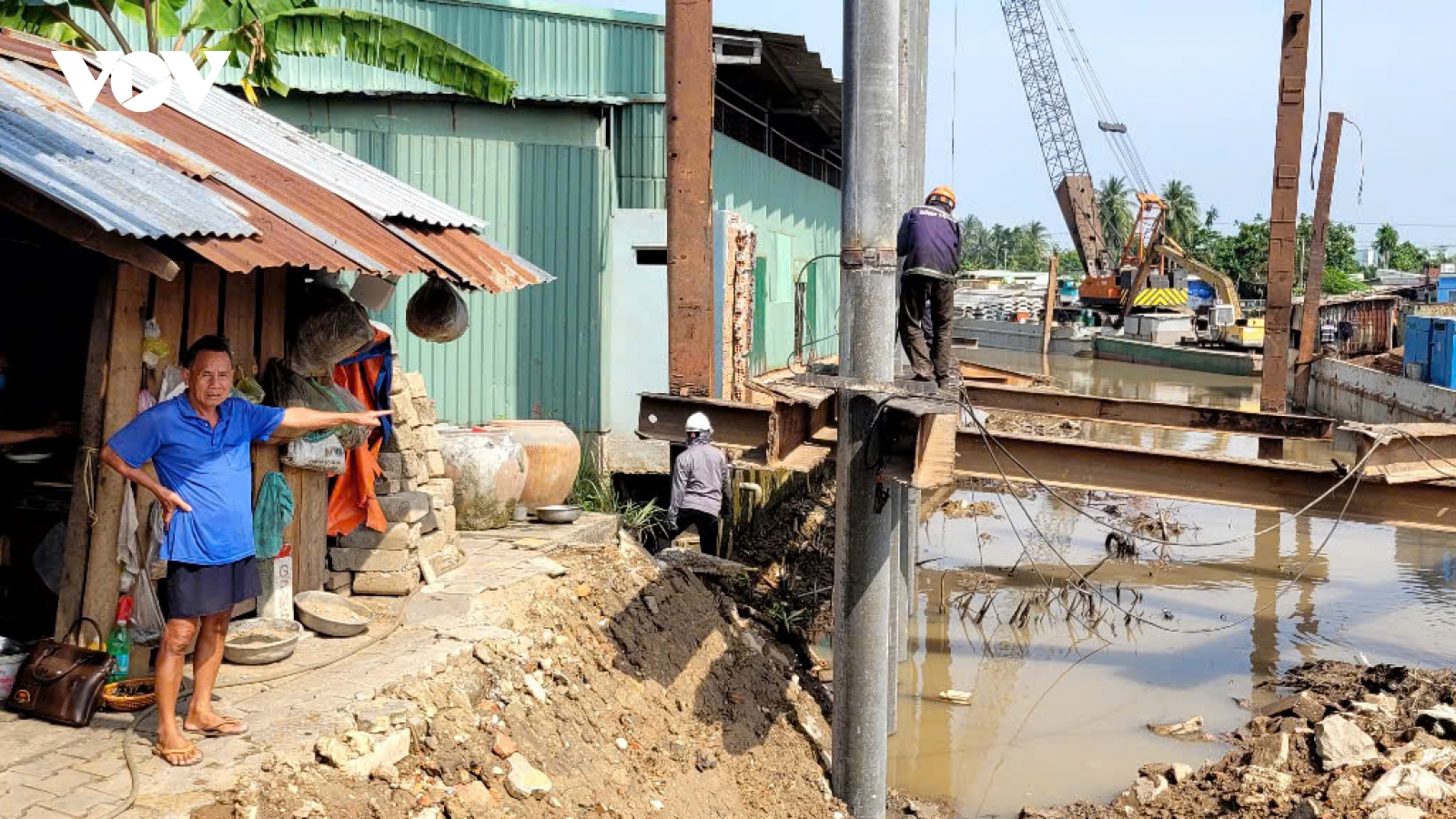 Dự án đường hai bên bờ sông Bảo Định chậm tiến độ, có nguy cơ bị cắt vốn đầu tư