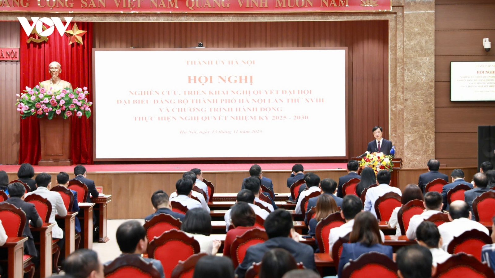 Hà Nội tổ chức Hội nghị quán triệt Nghị quyết Đại hội Đảng bộ lần thứ XVIII